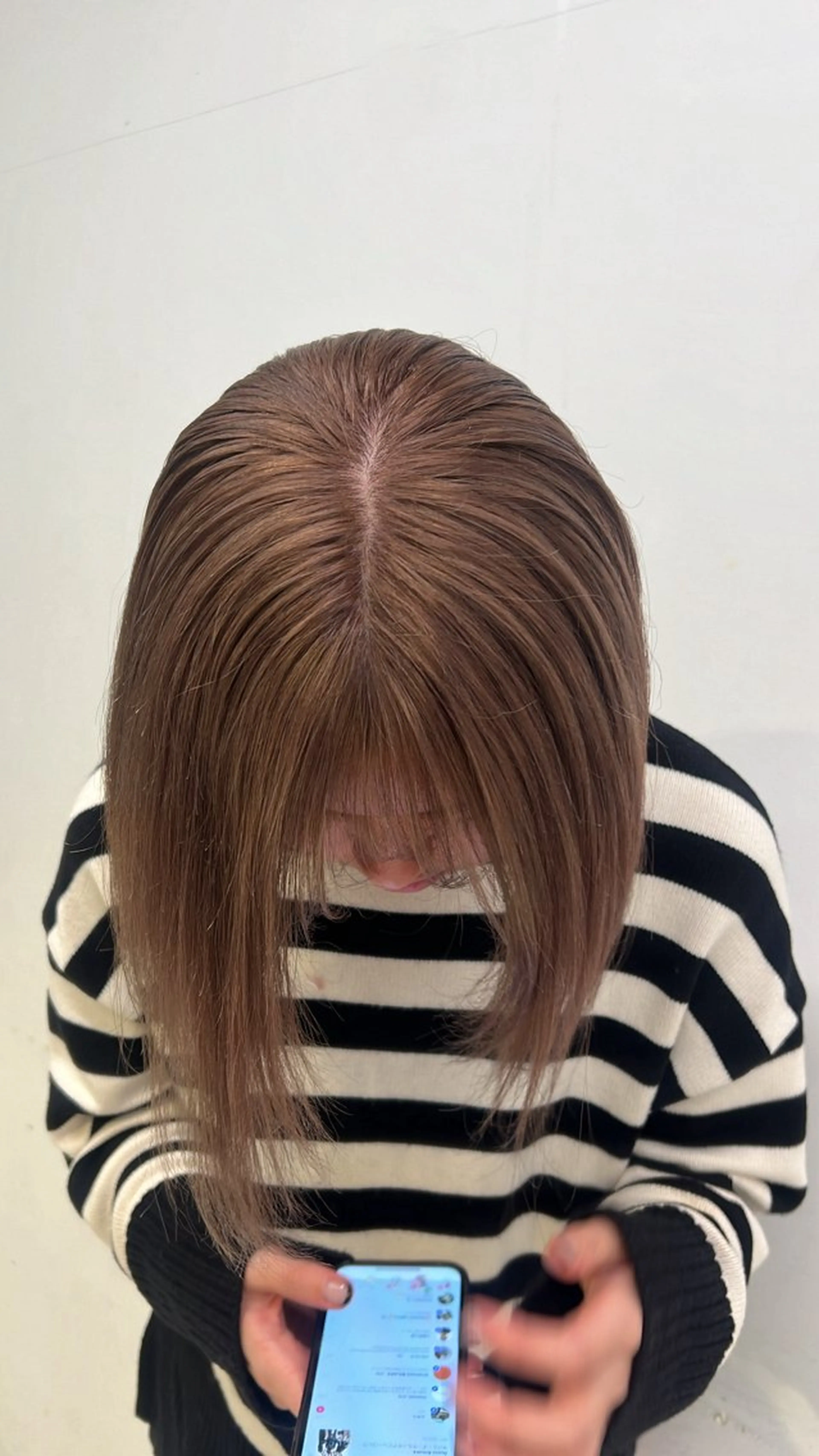 ミディアム カラー ヘアカラー トリートメント ヘッドスパ 🥞ベージュ系カラー 【すずきりほ】🥞のヘアスタイル