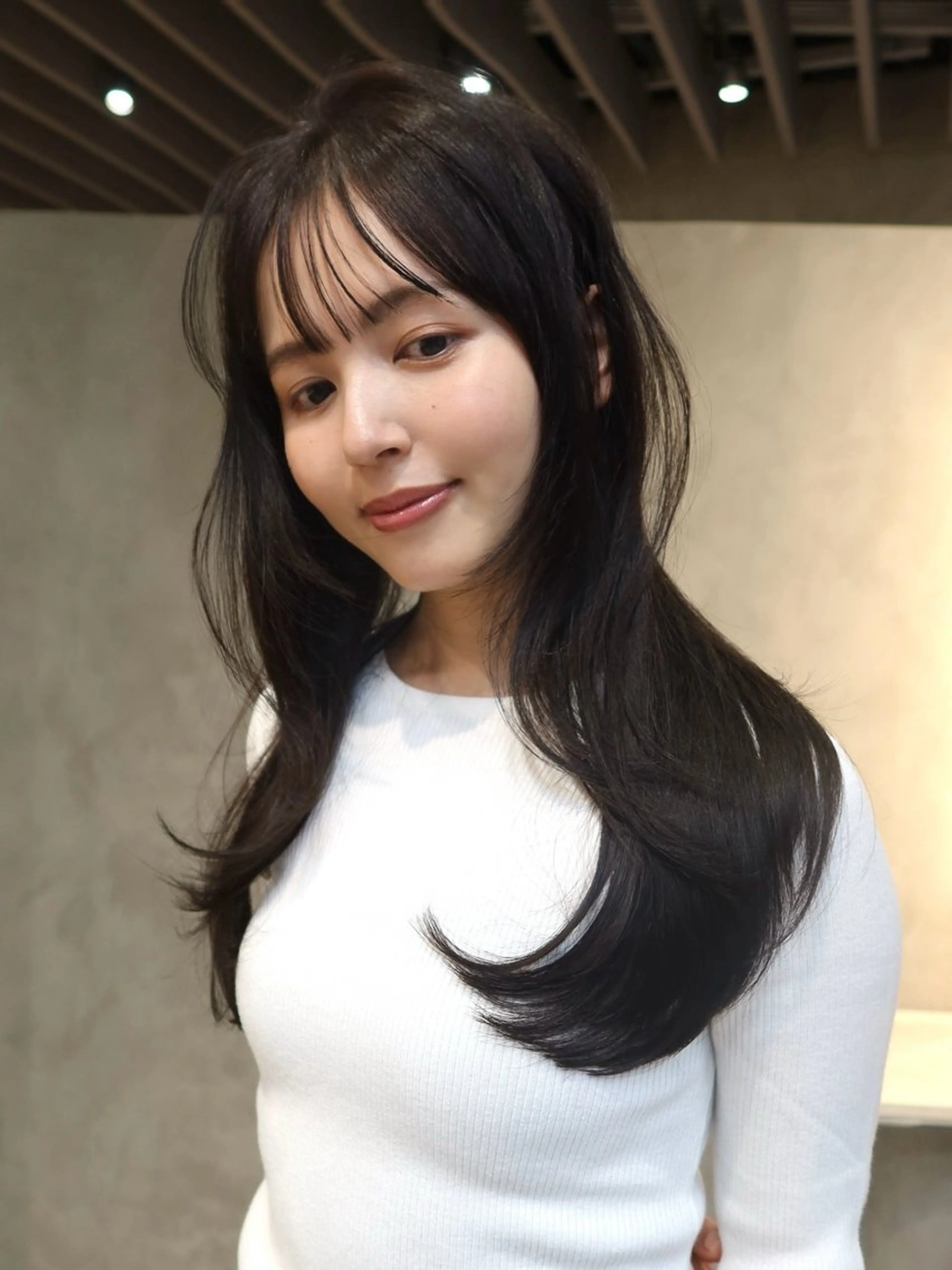 セミロング レイヤーカット LEANE THE TOKYO所属・大人レイヤー 🍃外苑前/荒谷進介のヘアスタイル