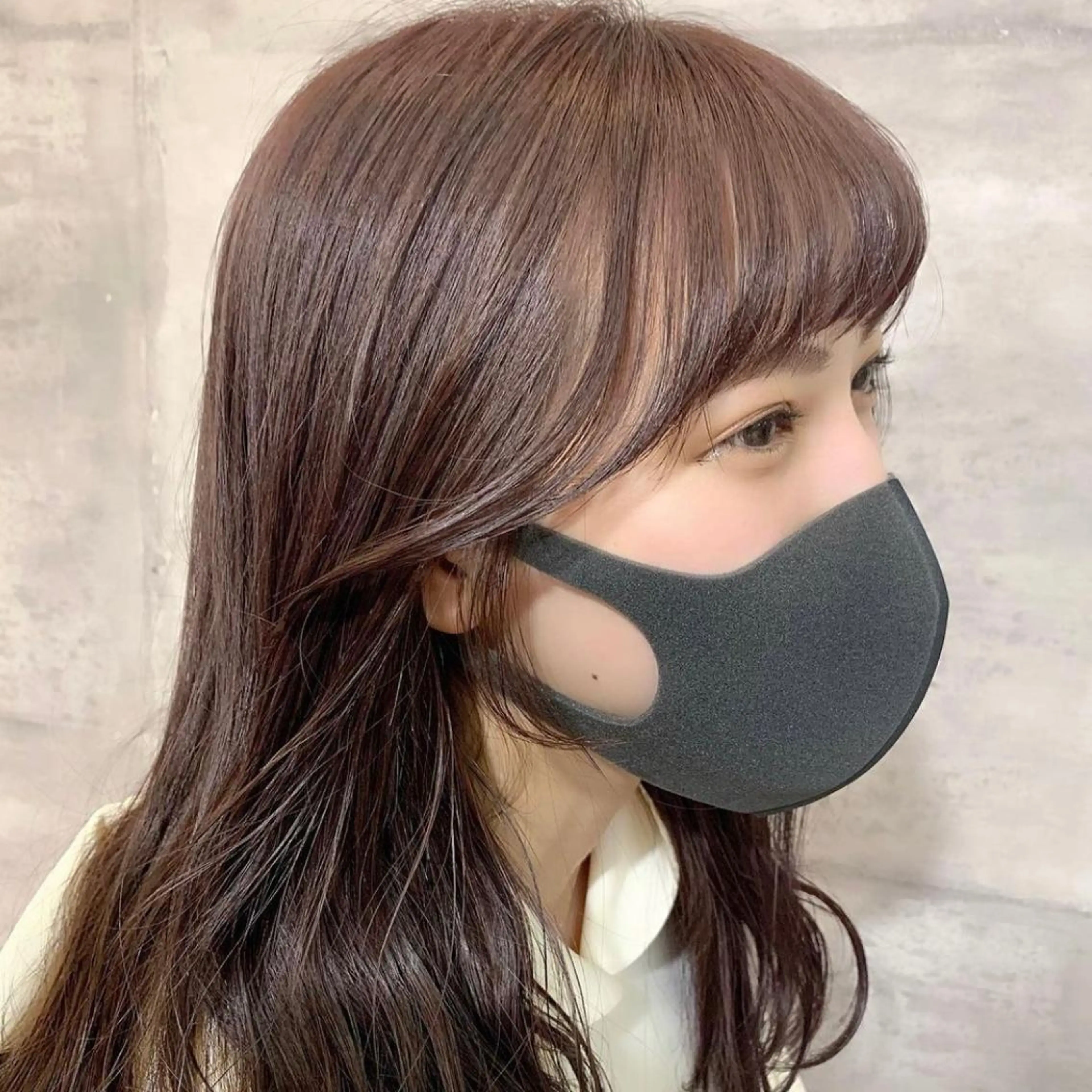 セミロング カラー カット ヘアカラー トリートメント 韓国ヘア /男女❄️ 細江 美紅のヘアスタイル