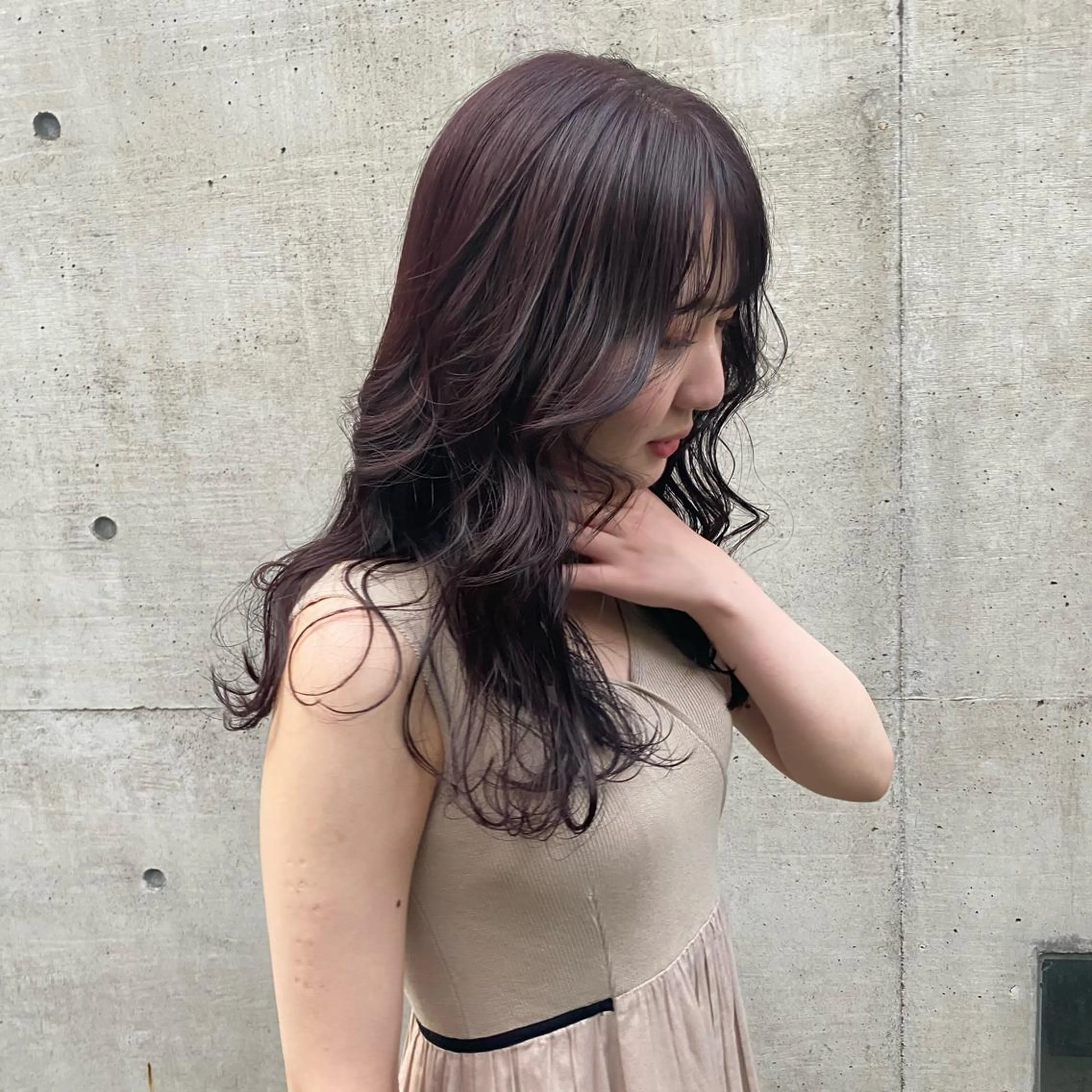 ロング カラー ザクザクレイヤー 🍀/カラー/小田のヘアスタイル