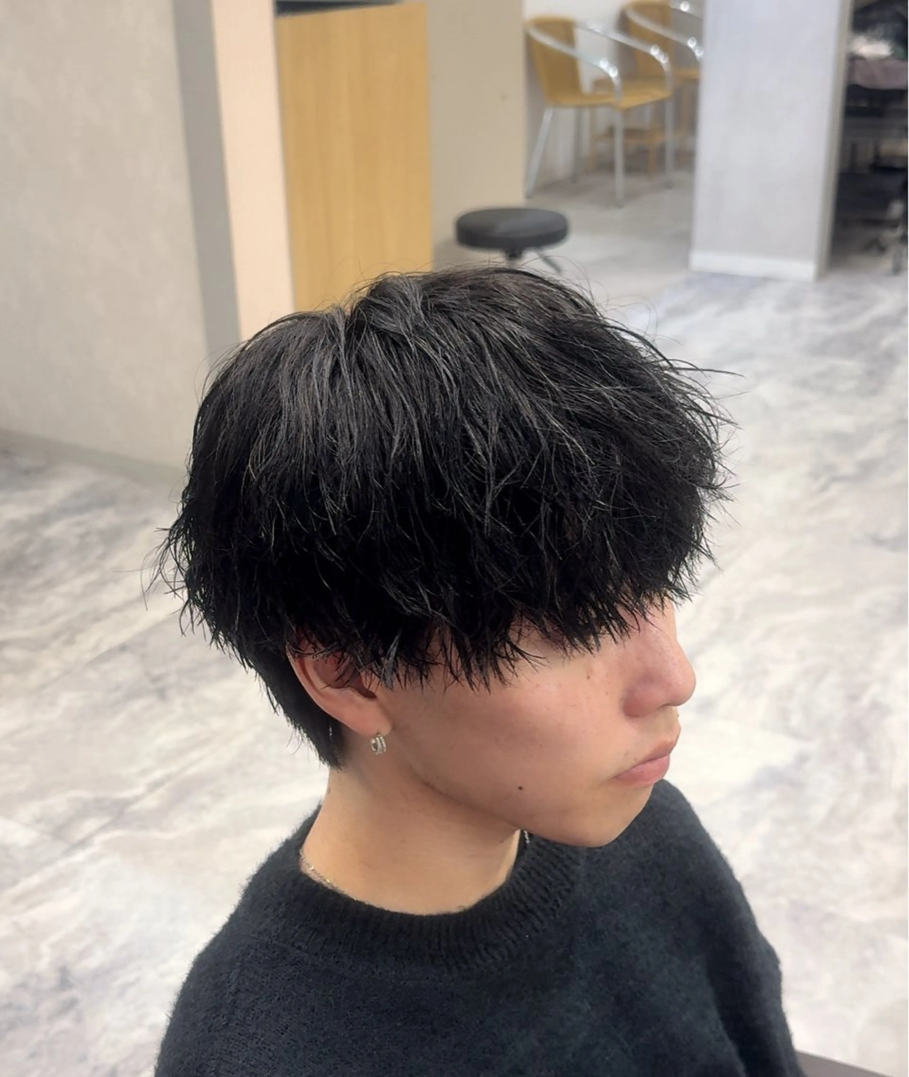 パーマ メンズ メンズパーマ ツイストスパイラルパーマ スパイラルパーマ カット パーマ HAZEL博多所属・杉村 一輝のヘアスタイル
