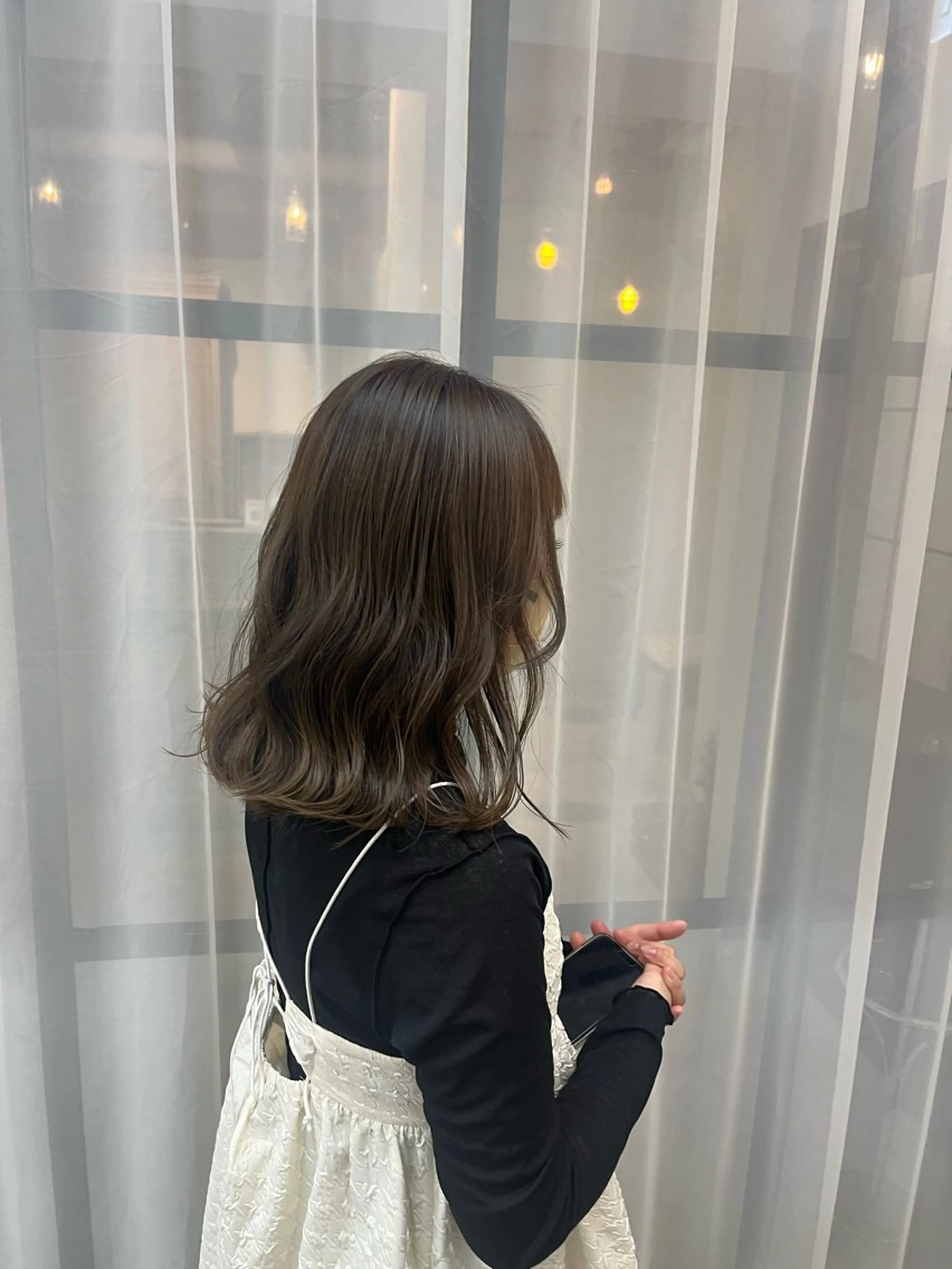 ミディアム ヘアカラー 角田 いちるのヘアスタイル