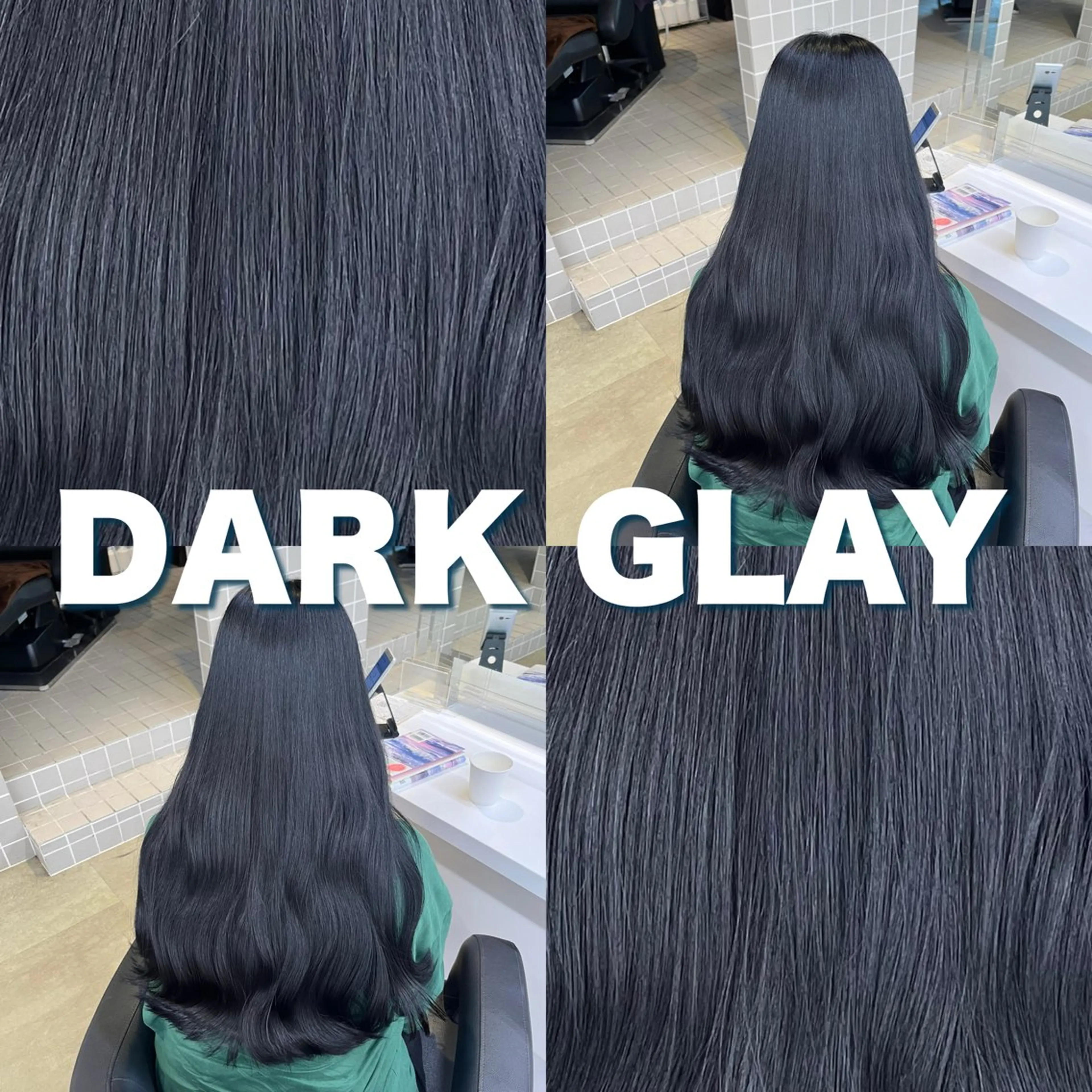 ロング ヘアカラー トリートメント ヘッドスパ ヘアセット 寒色＆ブリーチ特化 寒色MiOのヘアスタイル