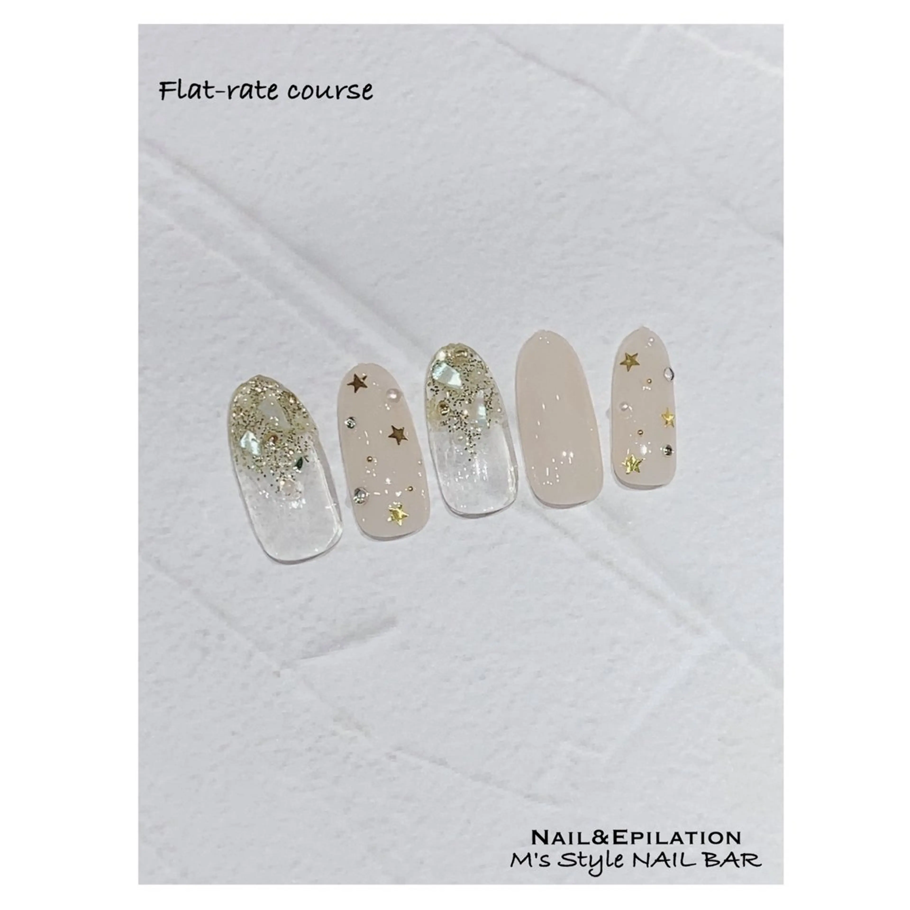 ネイル 成人式 フットネイル フレンチネイル ジェルネイル 韓国ネイル ハンドネイル M's Style NAIL BARのエステ・リラクイメージ