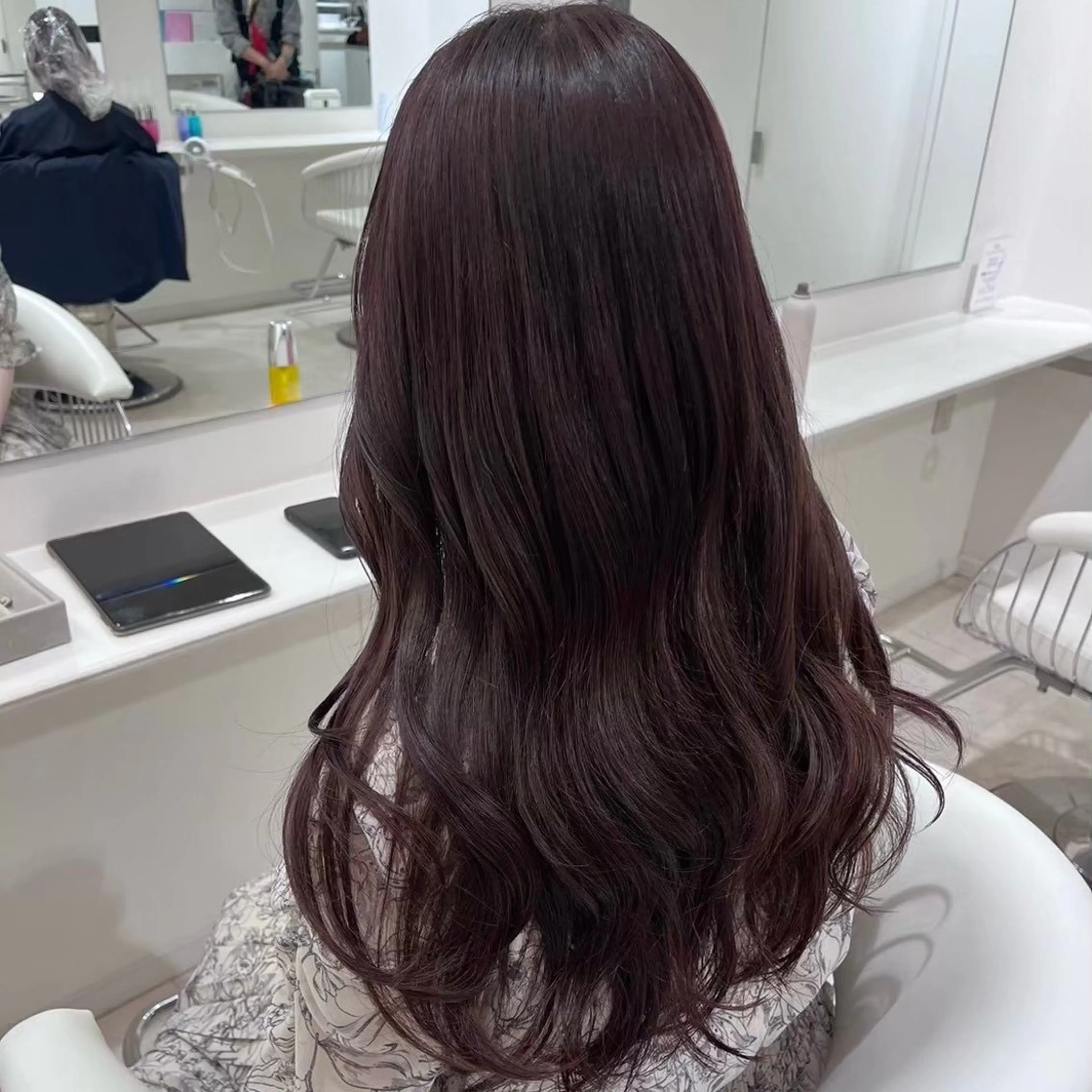 ロング カラー ヘアカラー Parve Mix 森 美遥🇰🇷🩶のヘアスタイル