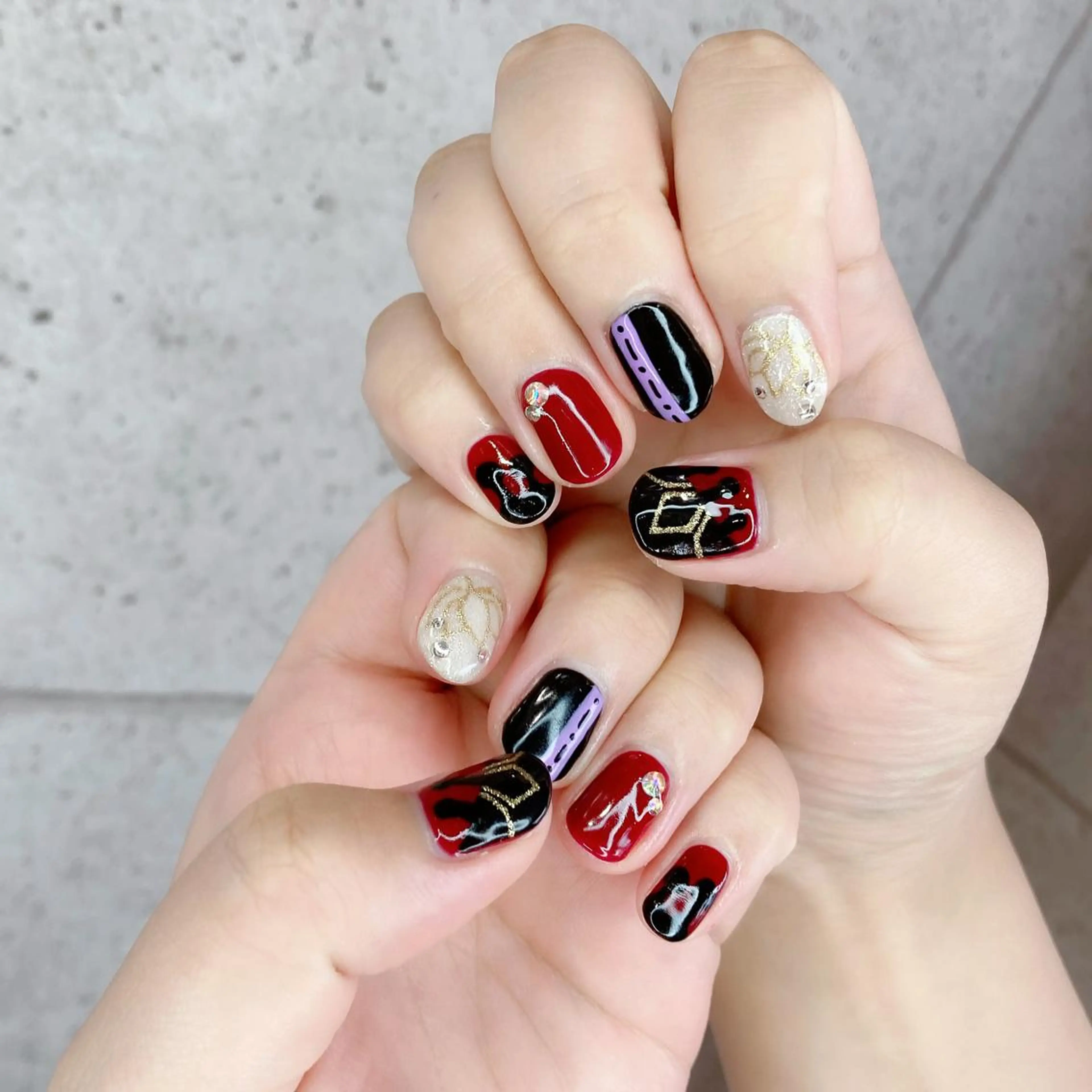ネイル 成人式 ジェルネイル ハロウィン キラキラネイル パラジェル ハンドネイル Nail Kのネイルデザイン