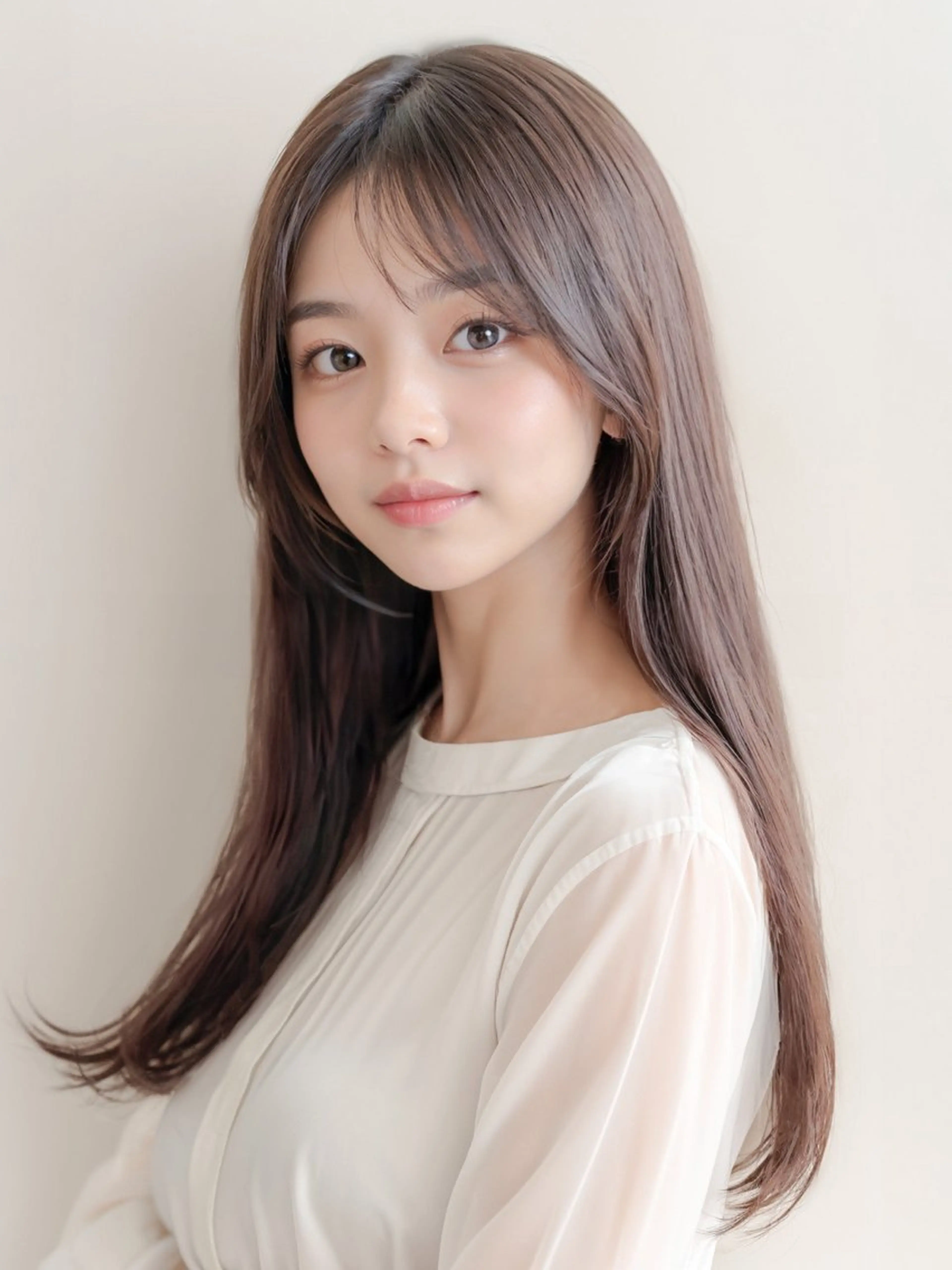 ロング カット トリートメント 大人可愛いヘア 大田のヘアスタイル