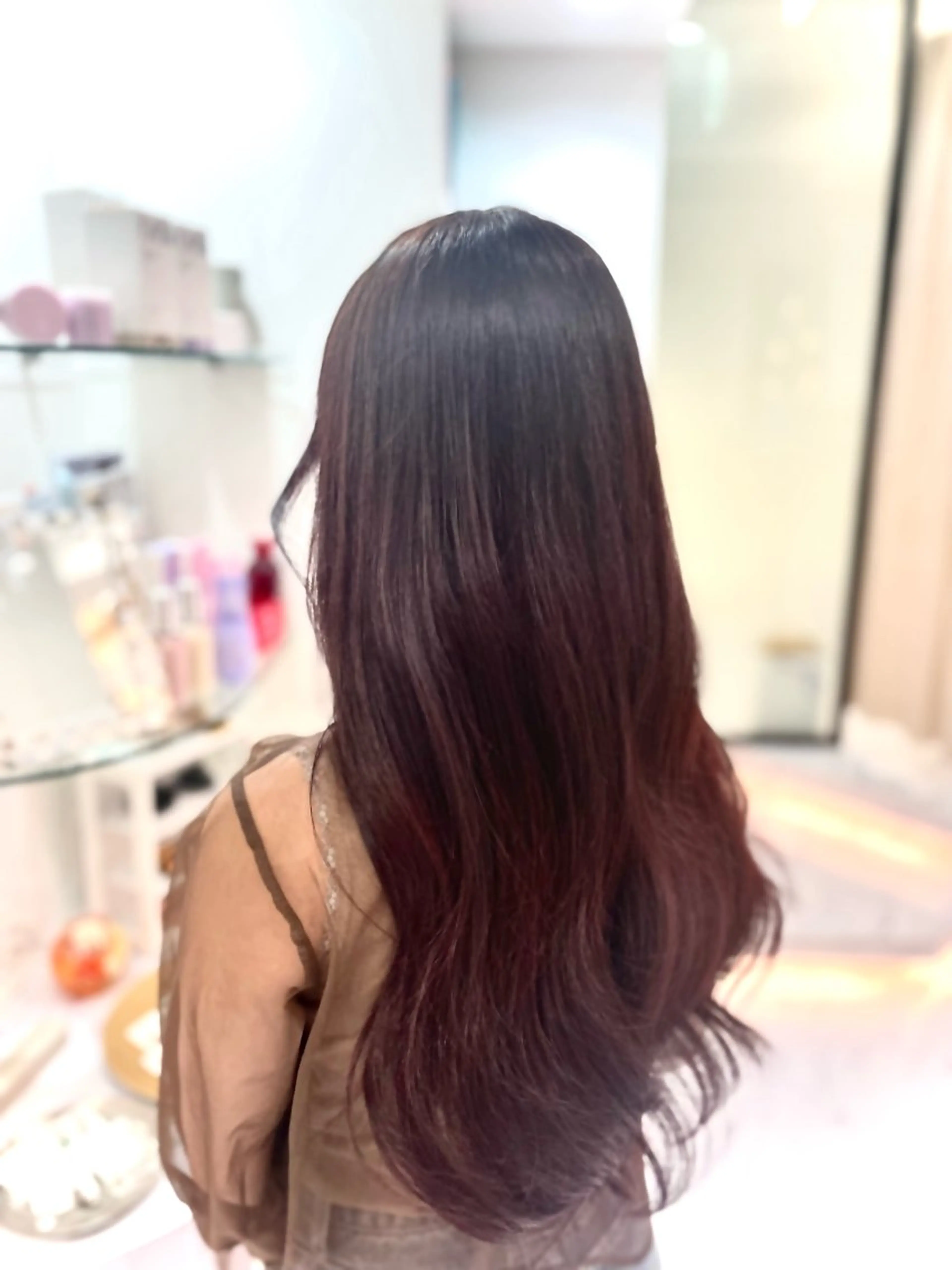 ロング カラー ヘアカラー MONA あまねのヘアスタイル