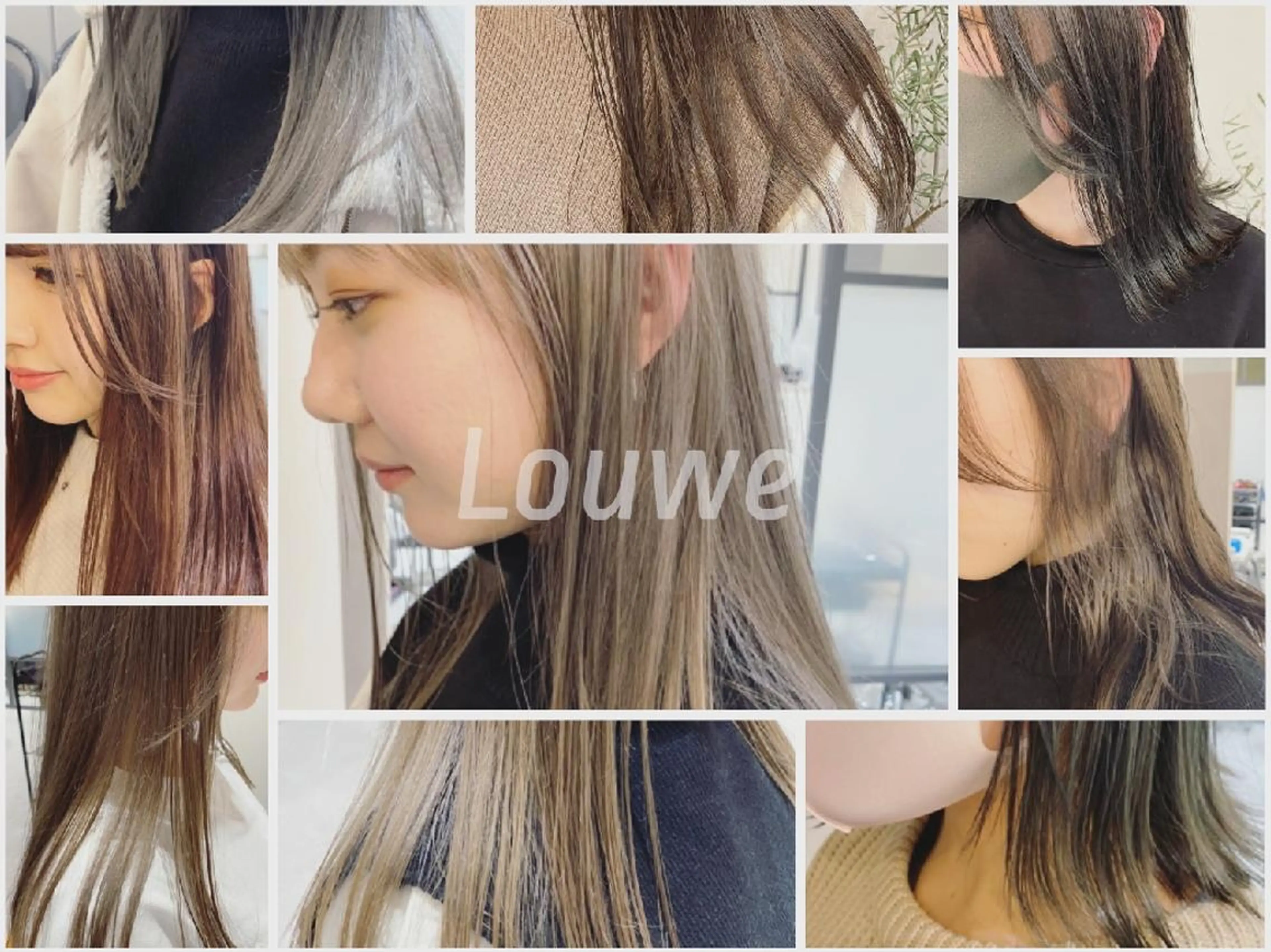 カラー ヘアカラー トリートメント レイヤー　べージュ 白石研太のヘアスタイル