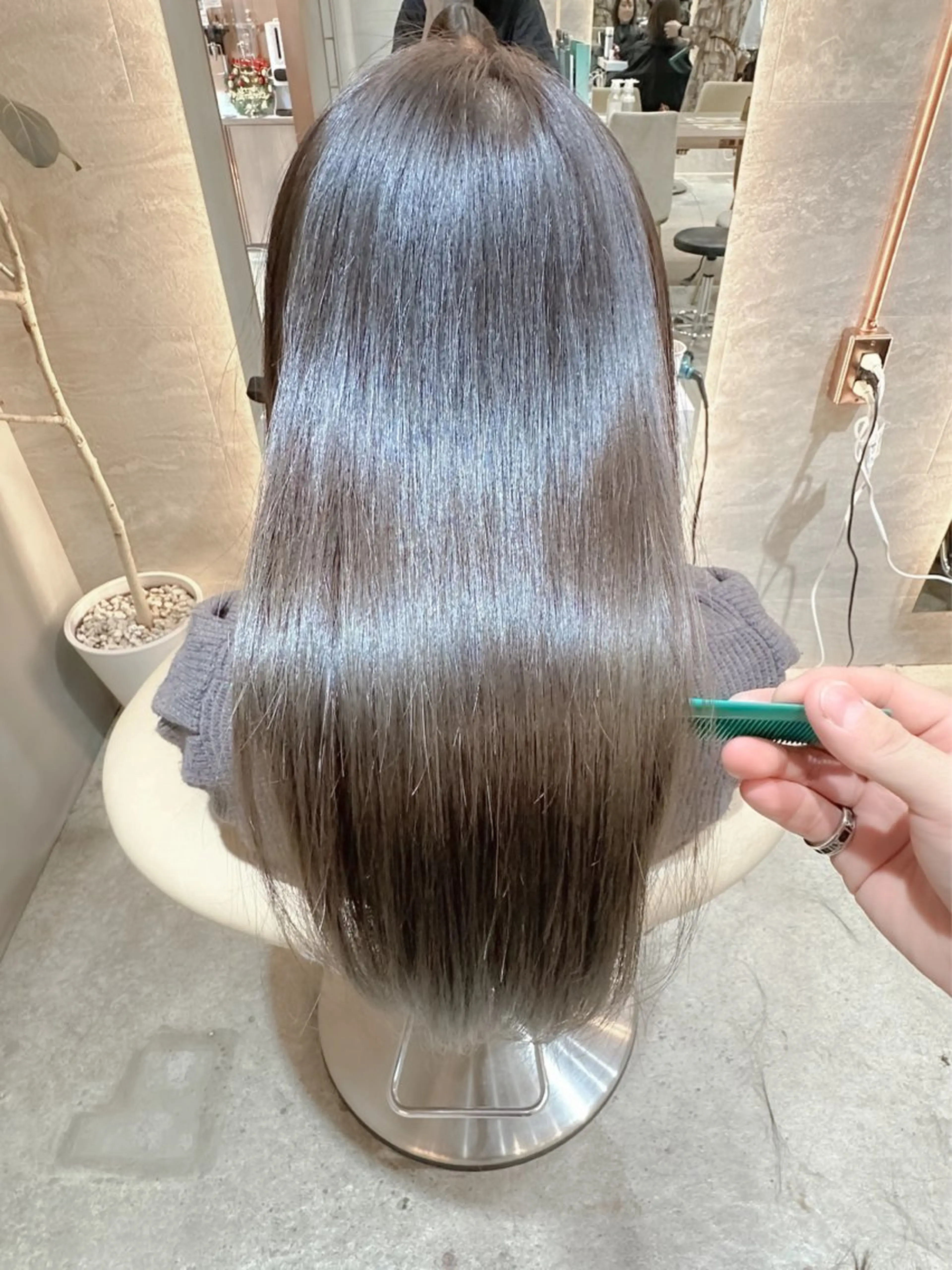 ロング カラー カット トリートメント ボブ/ショート/ 縮毛矯正⚜️工藤昴のヘアスタイル