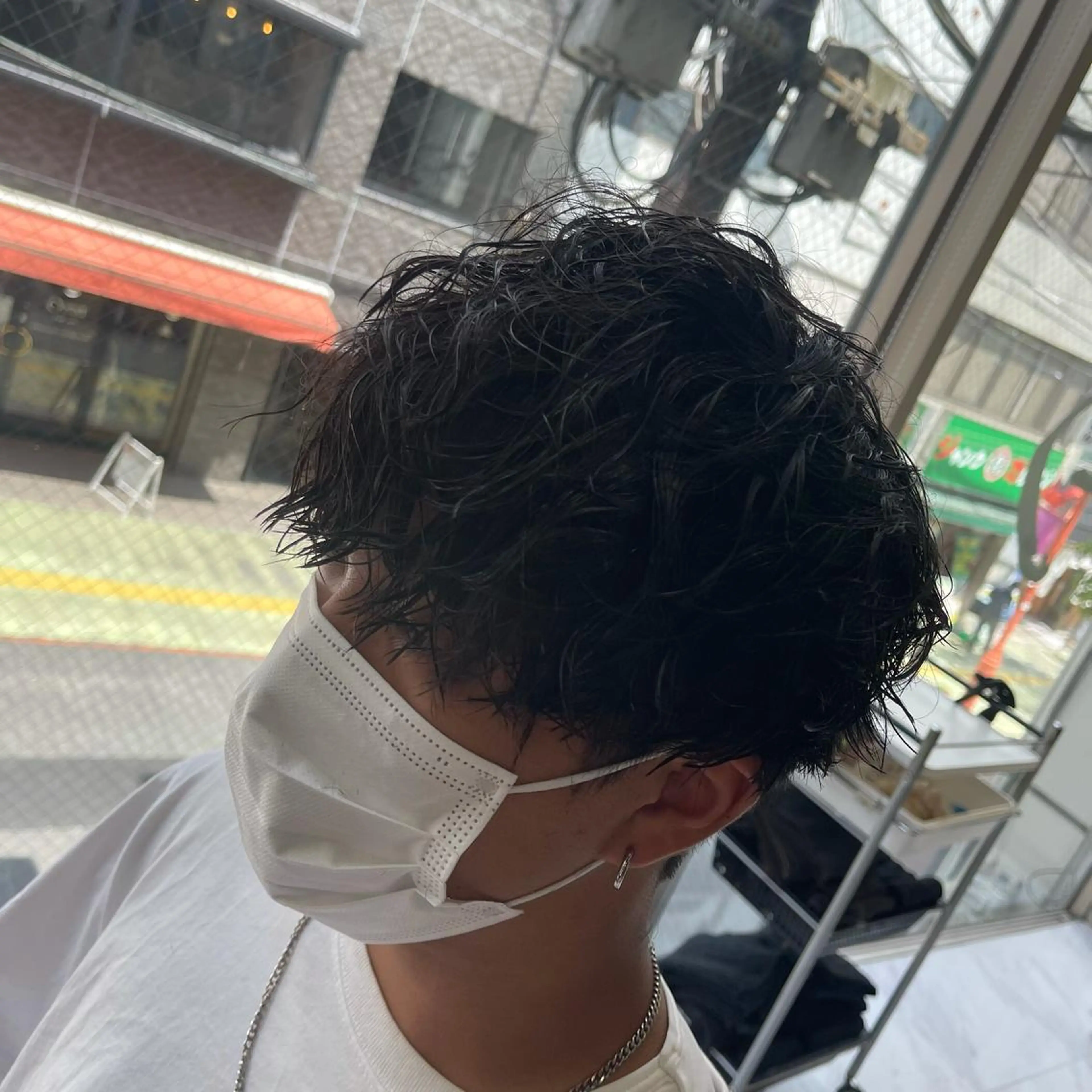 ショート パーマ メンズ カット パーマ トリートメント ✨メンズ支持率no1 野上✨のヘアスタイル