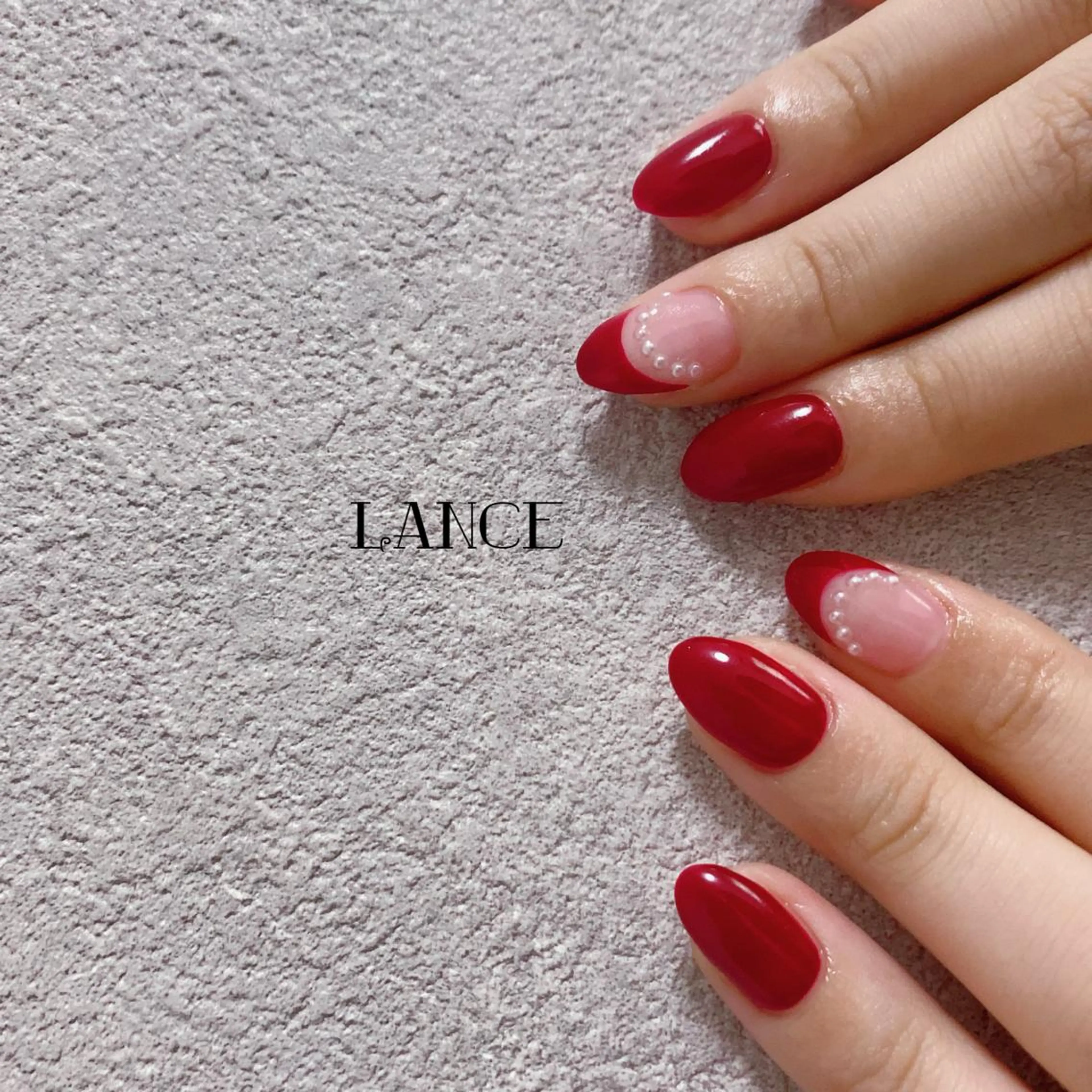 ミディアム ネイル オーロラネイル フットネイル フレンチネイル ミラーネイル ニュアンスネイル ハンドネイル Lance nailのネイルデザイン