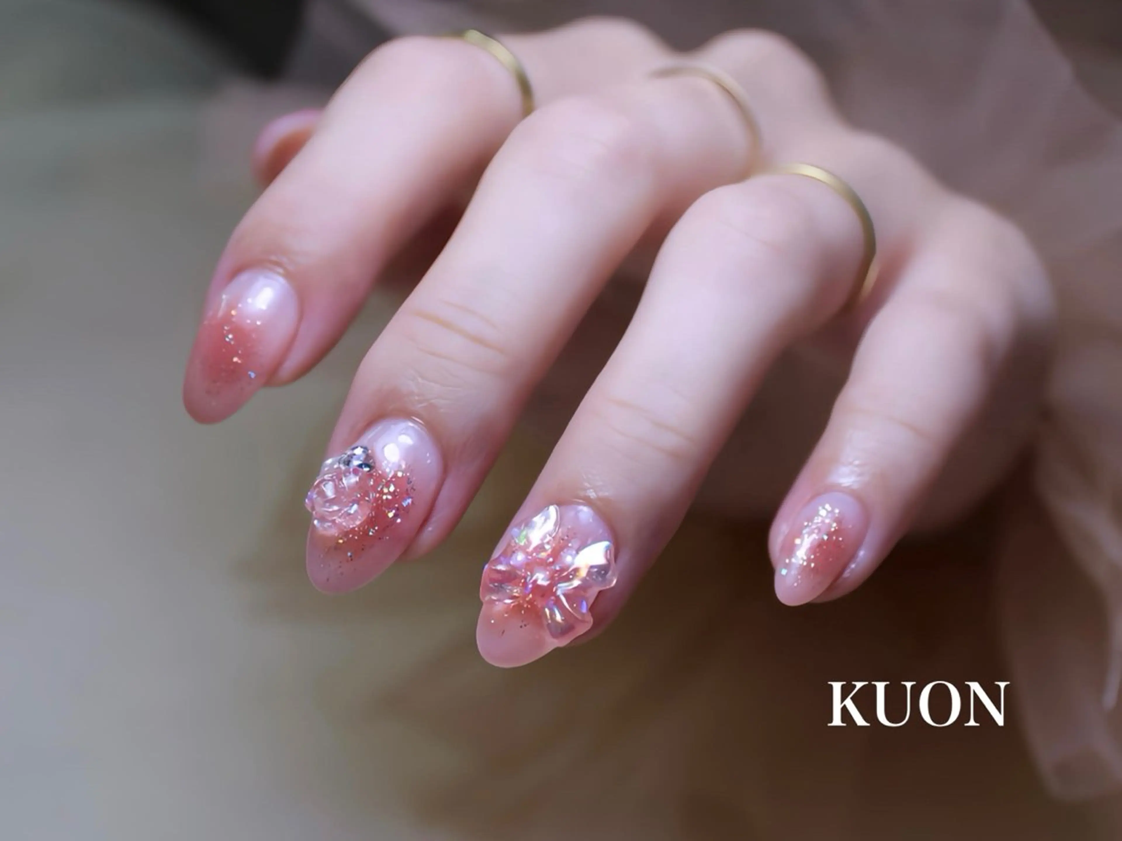 ネイル KUON 本町阿波座のネイルデザイン