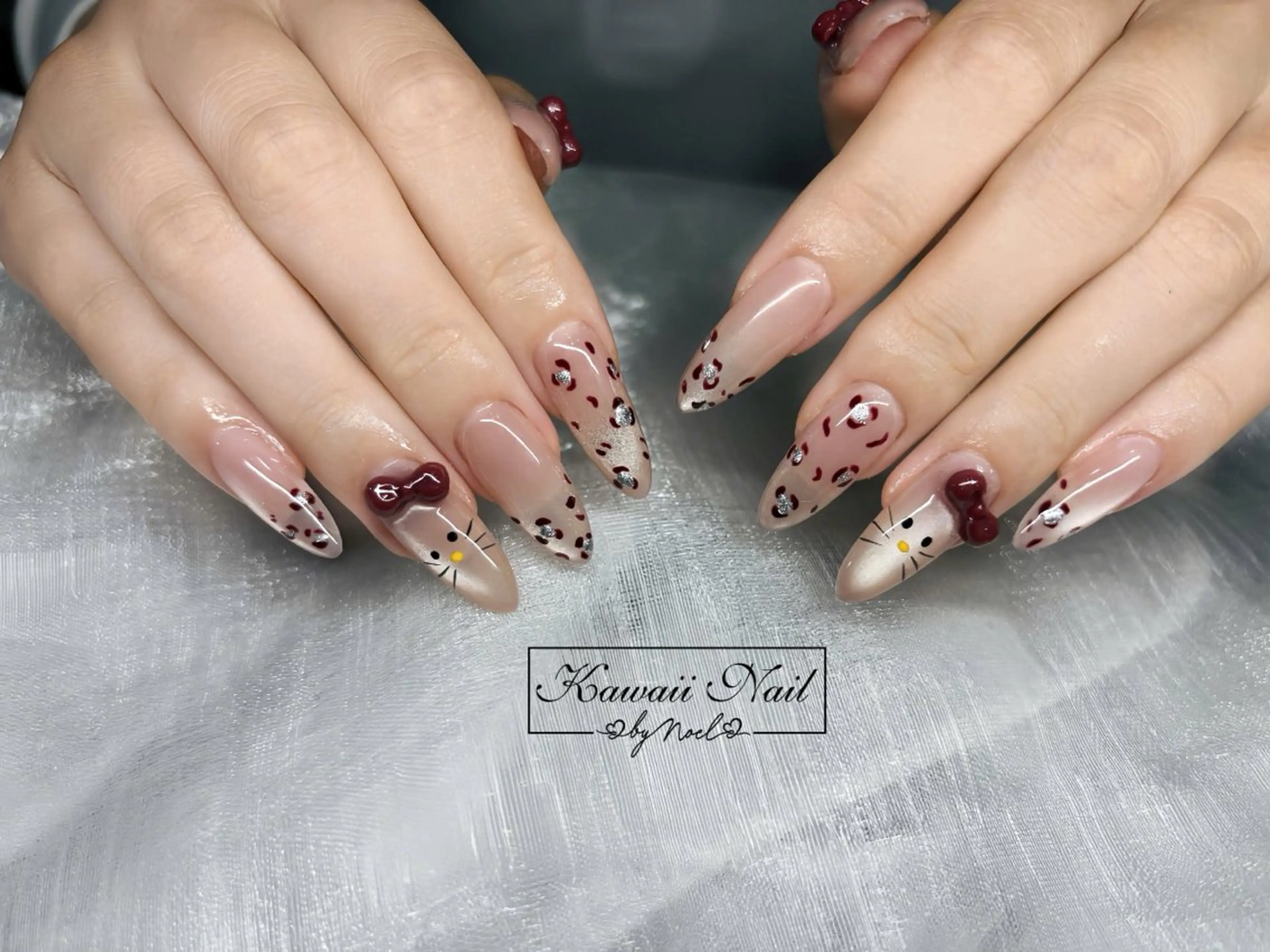 ネイル アートネイル フットネイル フレンチネイル ジェルネイル 韓国ネイル ハンドネイル フットネイル ハンドケア Kawaii Nail Salon所属・Kawaii-jp Tomisatoのネイルデザイン