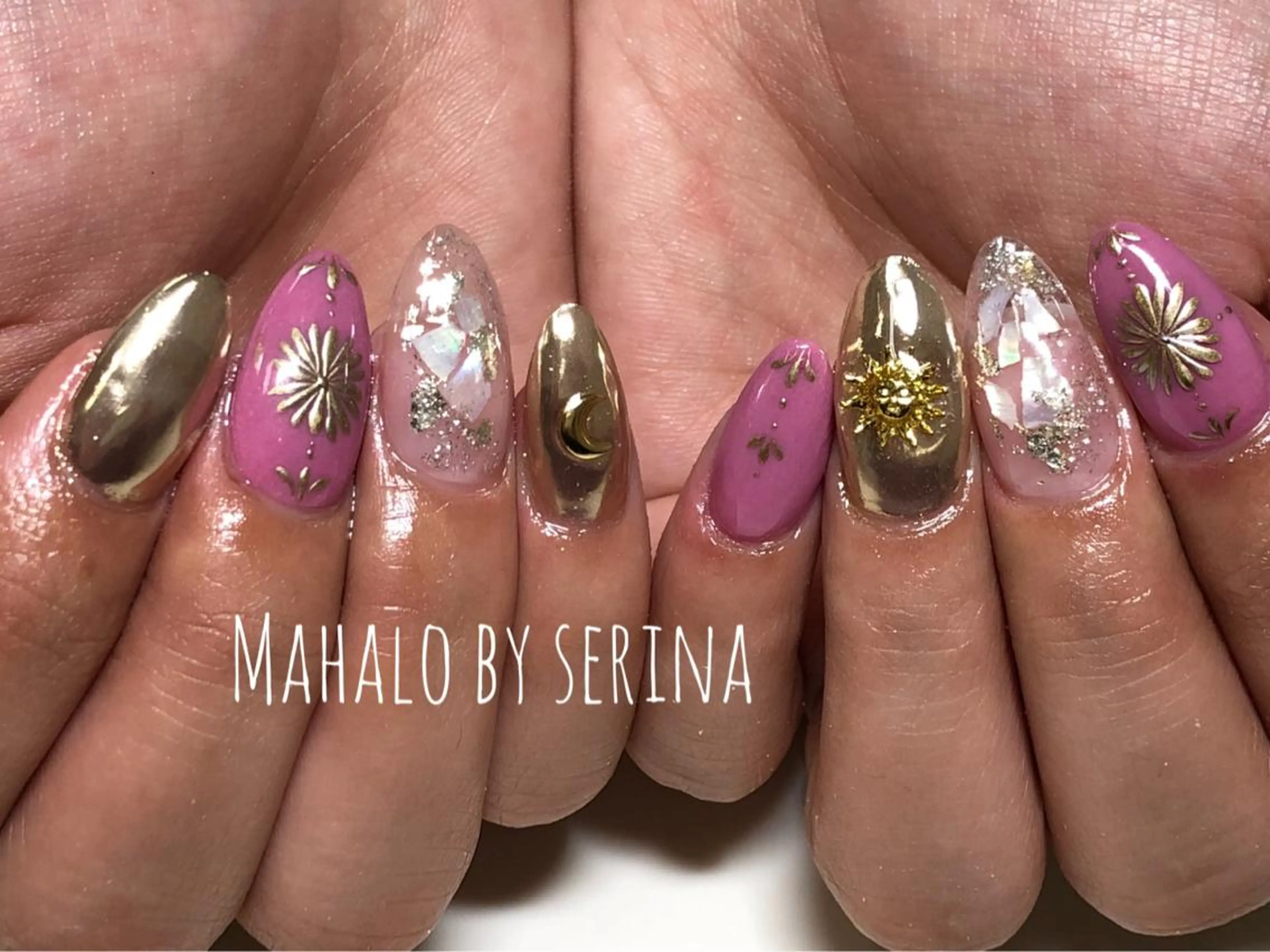 ミディアム カラー ネイル SUNNY BAE. SERINAのネイルデザイン