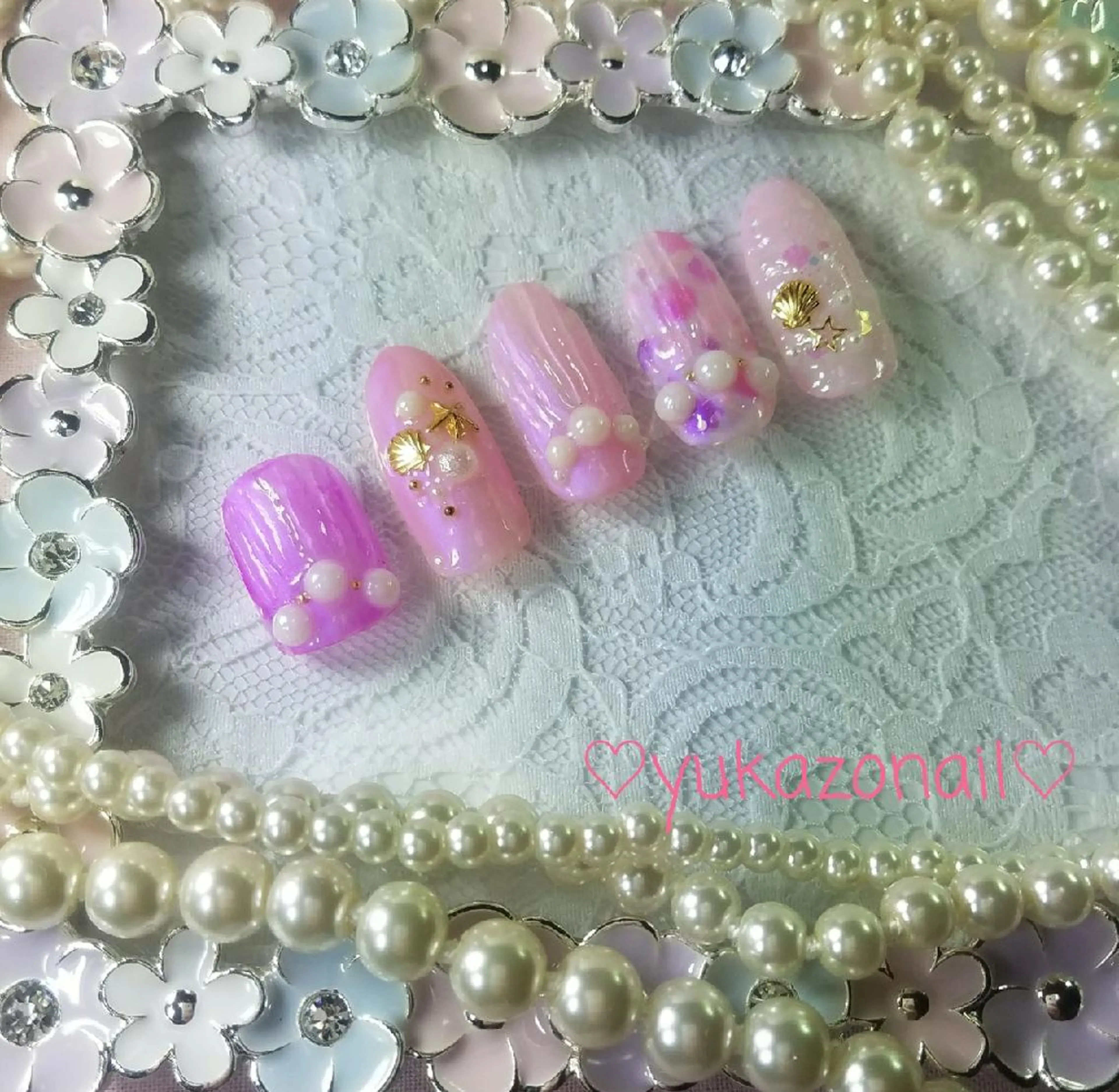 ネイル ネイルチップ nail atelier yuka所属・❤ yuka❤のネイルデザイン