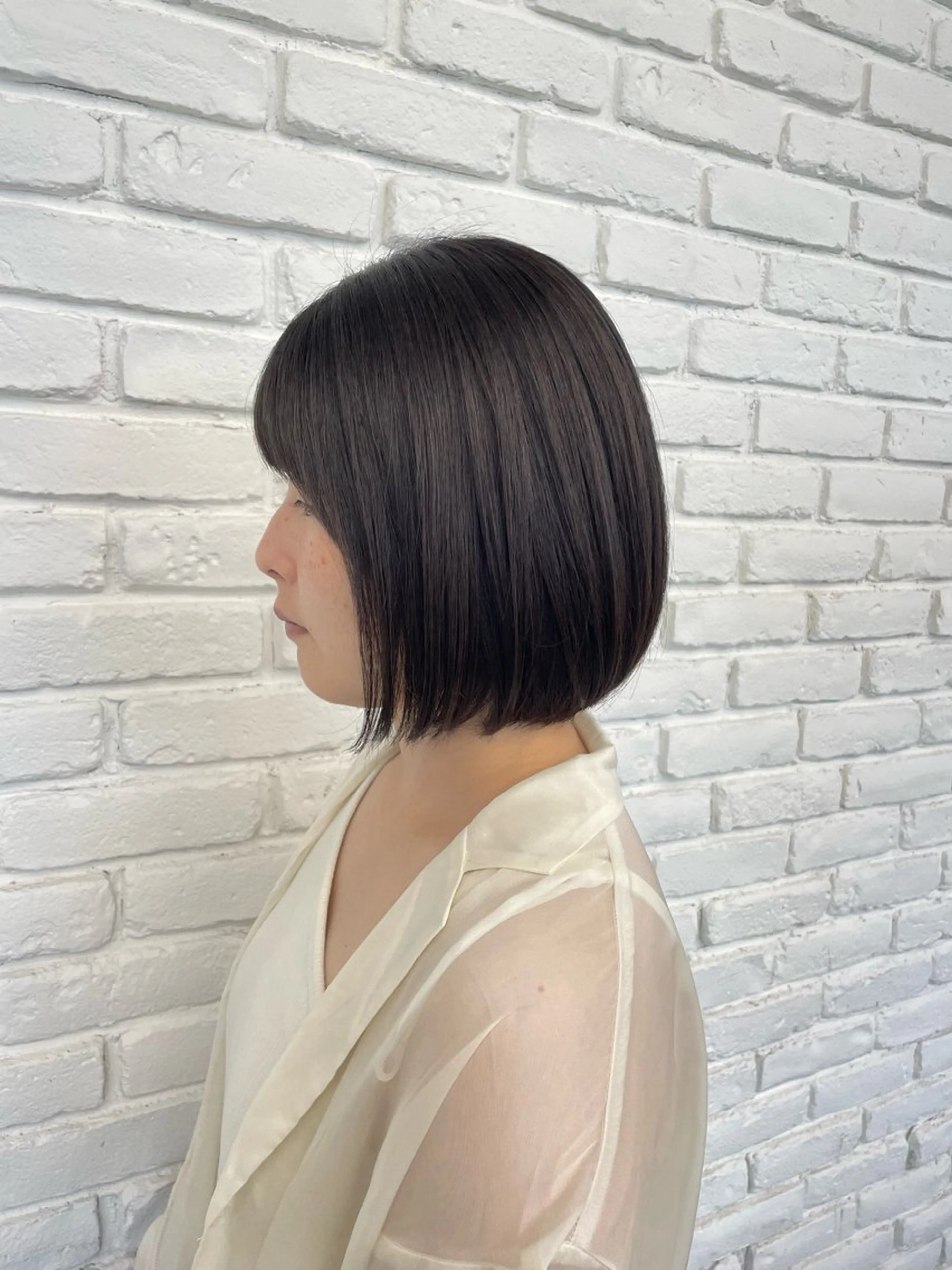 ショート カット トリートメント ヘアセット 🍑まき/カット /髪質改善カラー🍑のヘアスタイル
