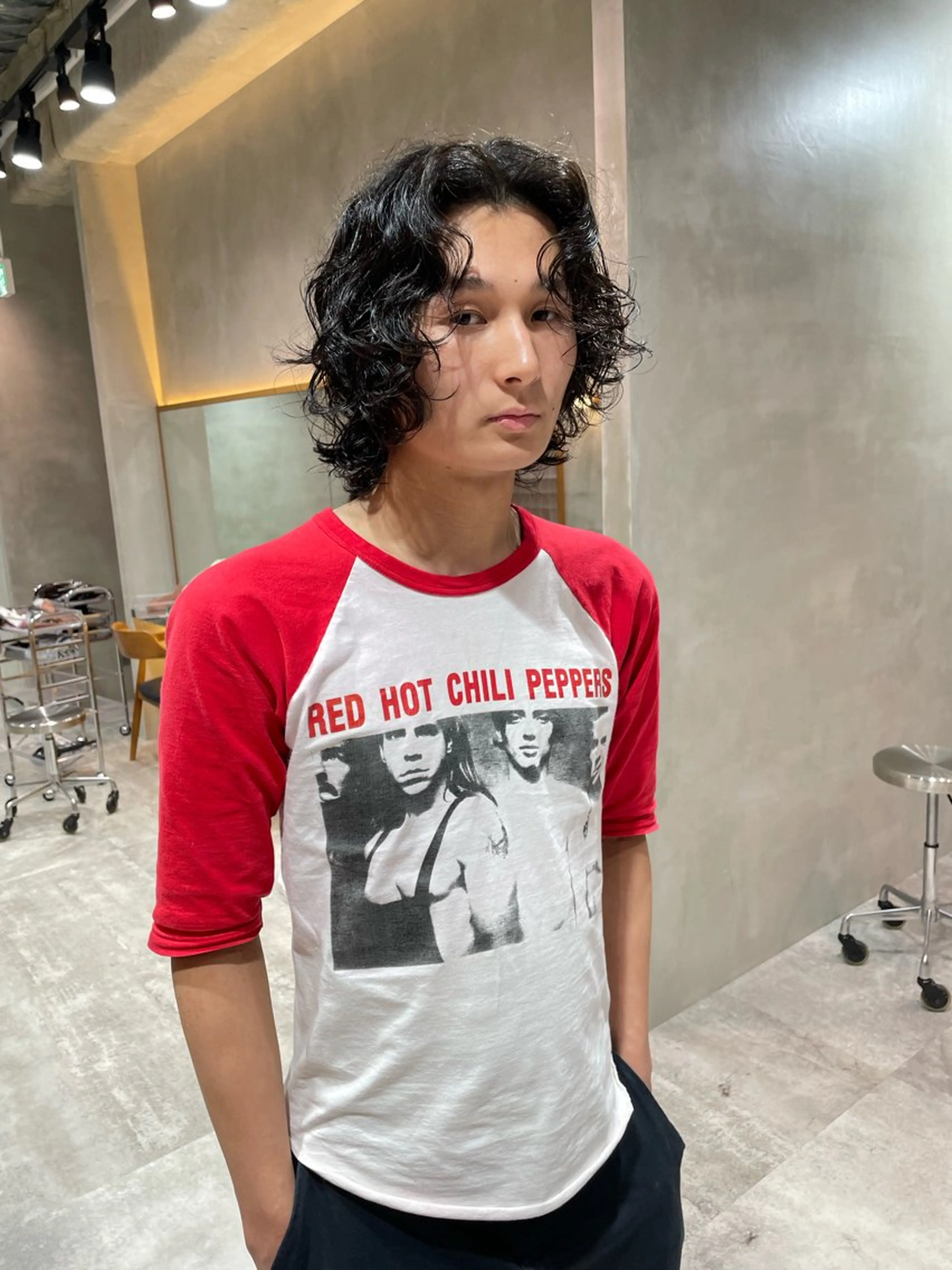 ミディアム カット 渡邉 和喜のヘアスタイル