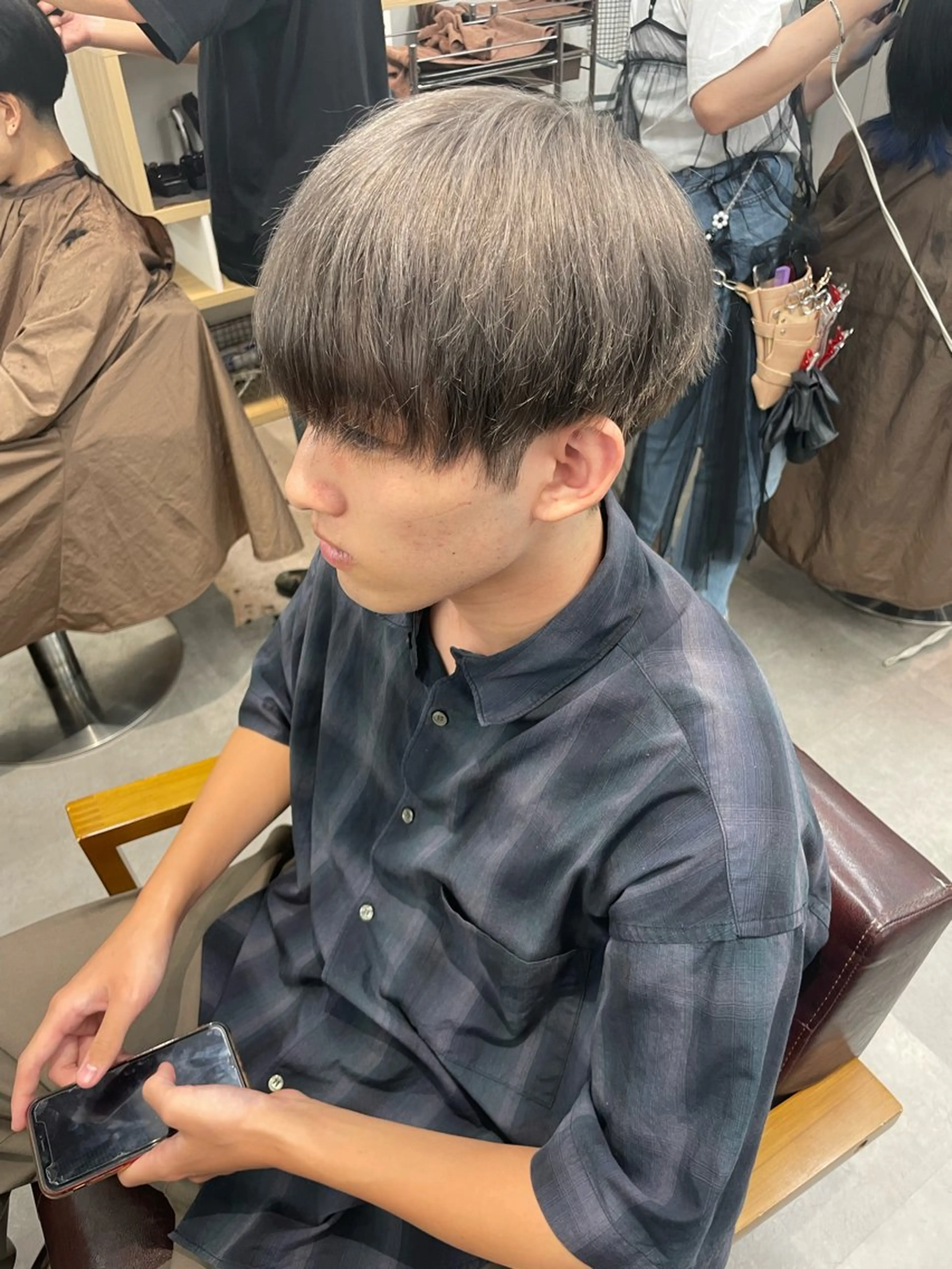 ショート カラー ヘアアレンジ メンズ 🔥メンズ特化🔥 木村 祐太のヘアスタイル