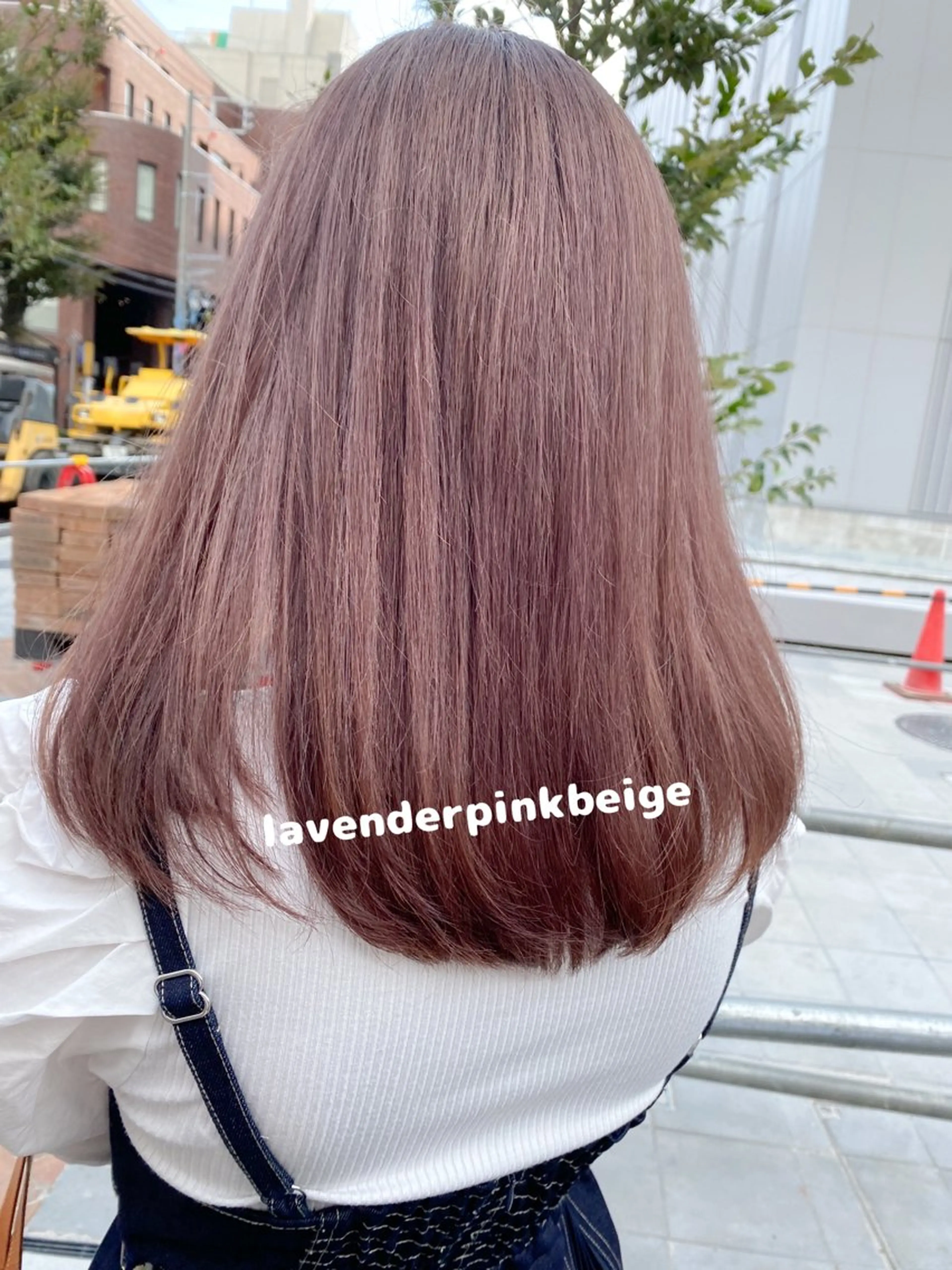セミロング カラー Joule銀座 石山あやのヘアスタイル