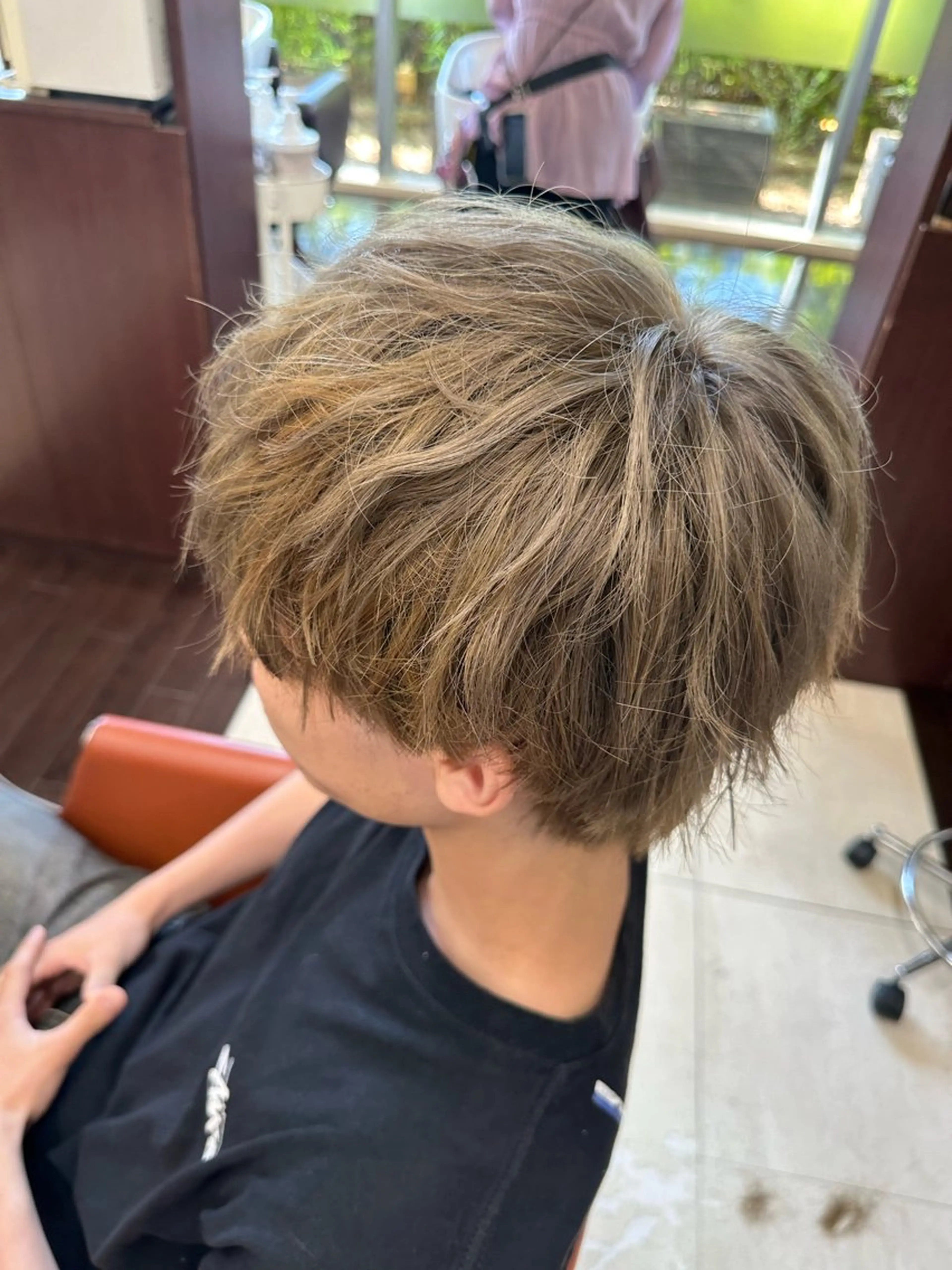 ショート カラー パーマ メンズ ヘアカラー ヘアセット 毎月230人担当/ メンズヘア/清和武虎のヘアスタイル