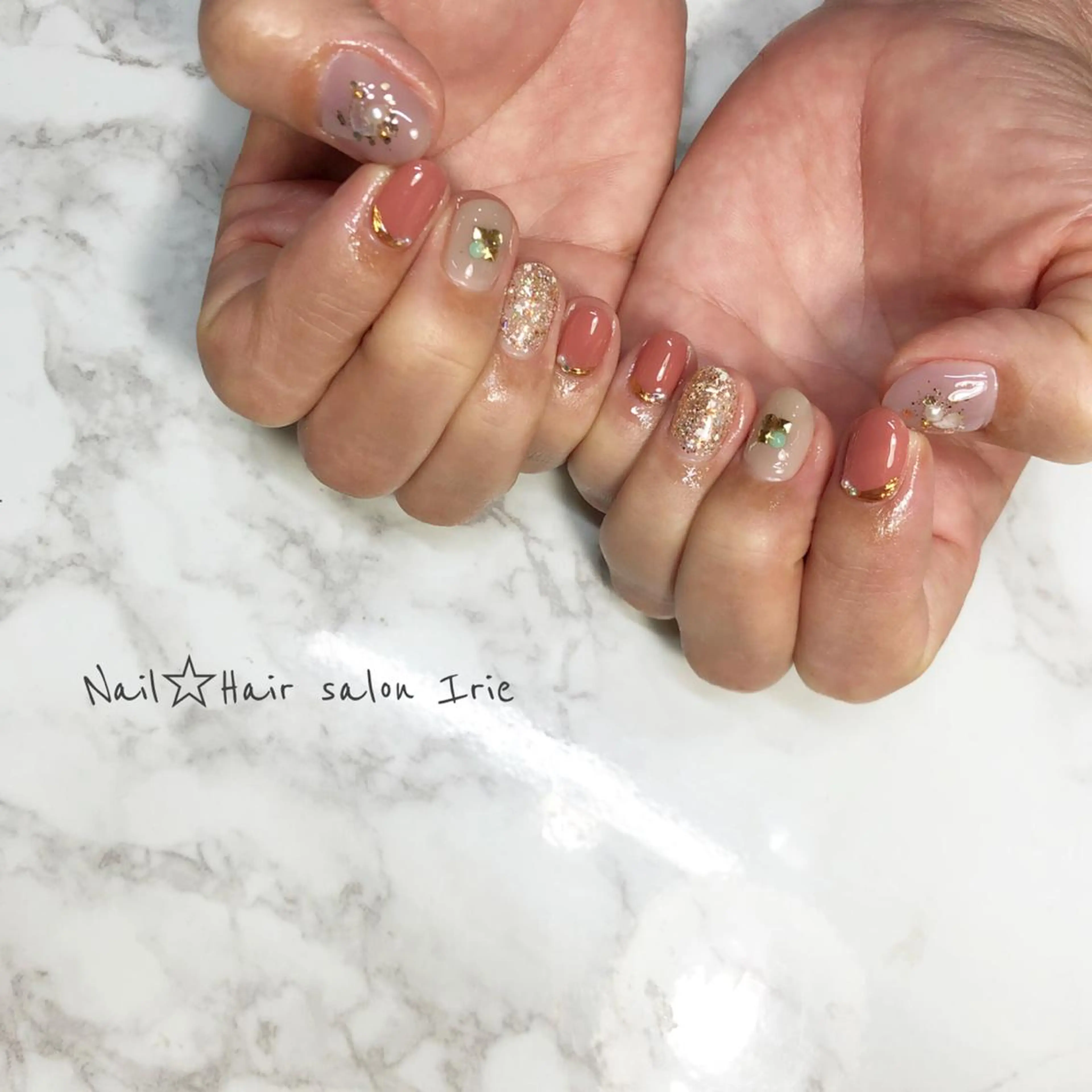 ネイル ハンドネイル Hair salon Irie所属・與儀 知佳のネイルデザイン