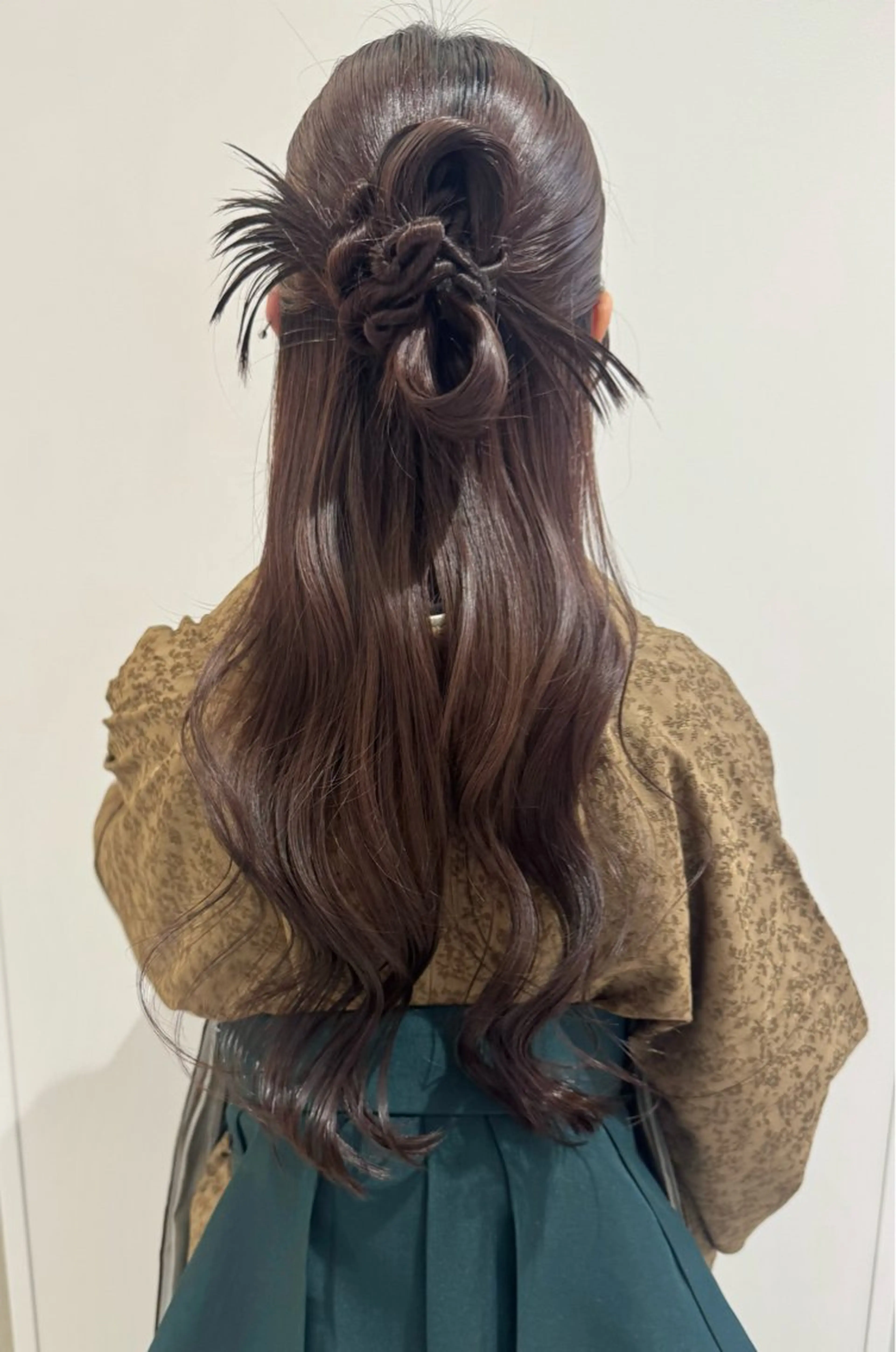 セミロング ヘアアレンジ ヘアセット ダブルカラー指名数 No.1🥇RIKOのヘアスタイル