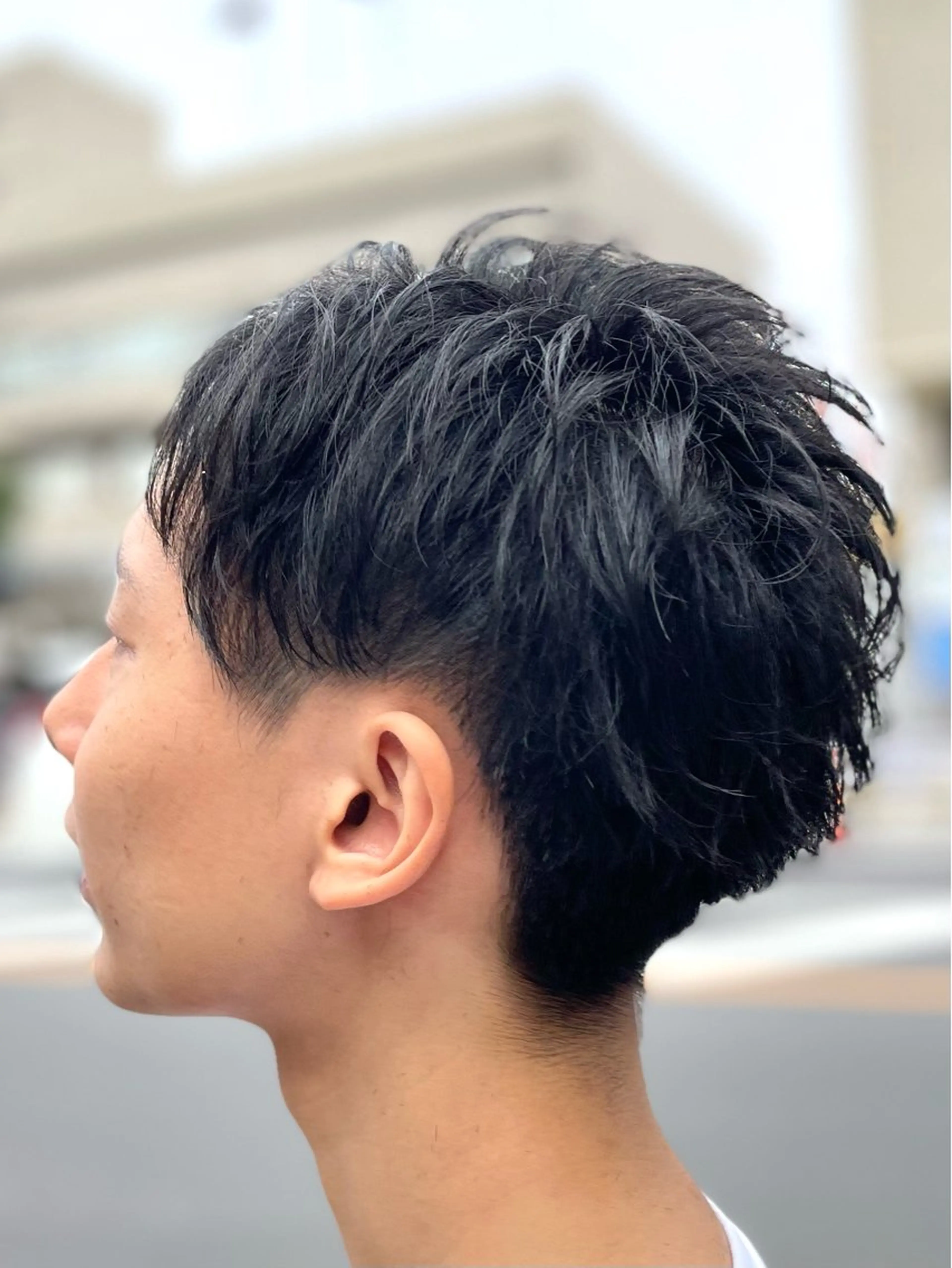 ショート メンズ 刈り上げ レイヤーカット hair&nail NO-MU所属・羽田 陽祐のヘアスタイル