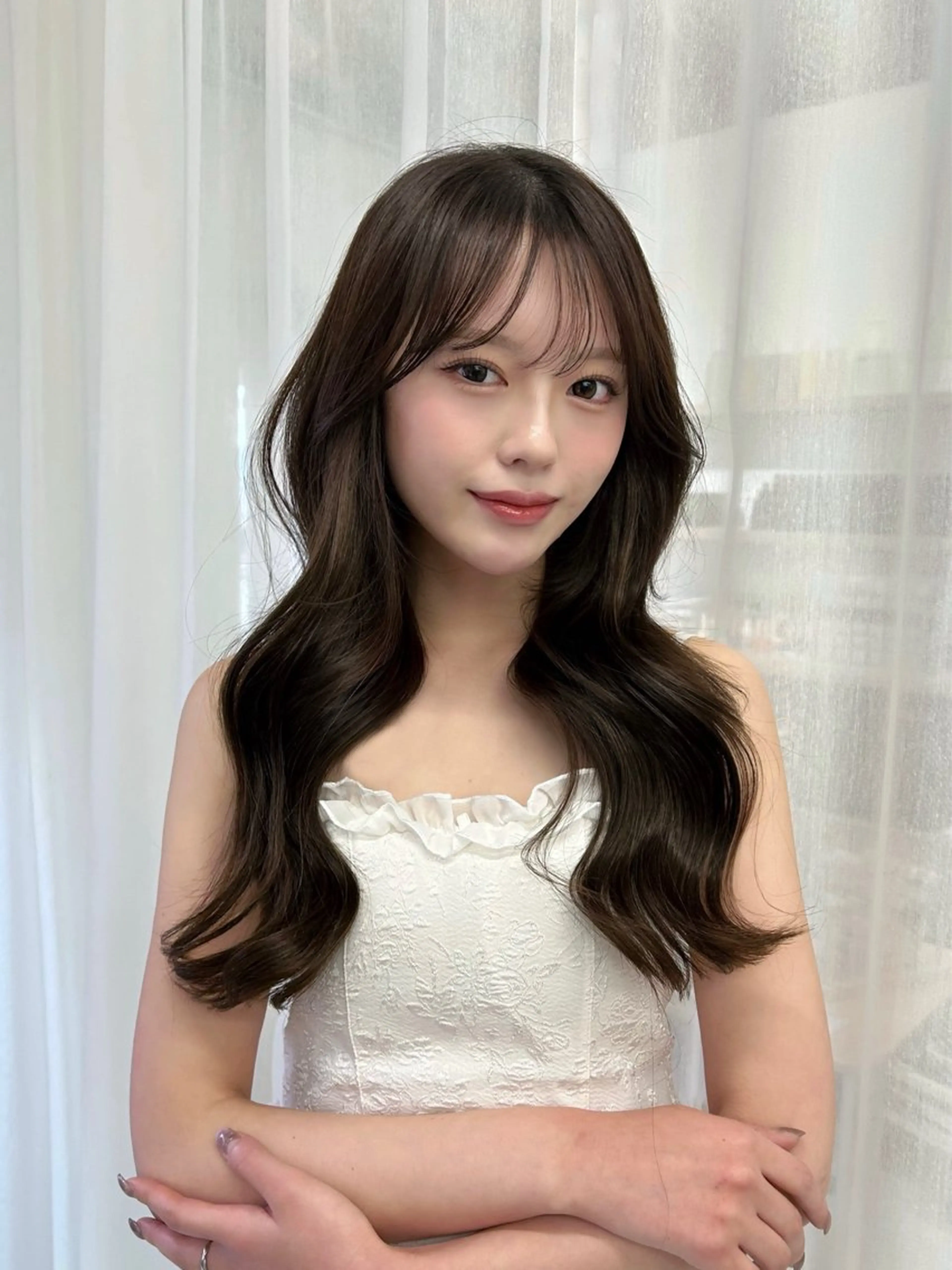 ロング Happiness王寺所属・髪質改善カラー 🫧萩原のヘアスタイル