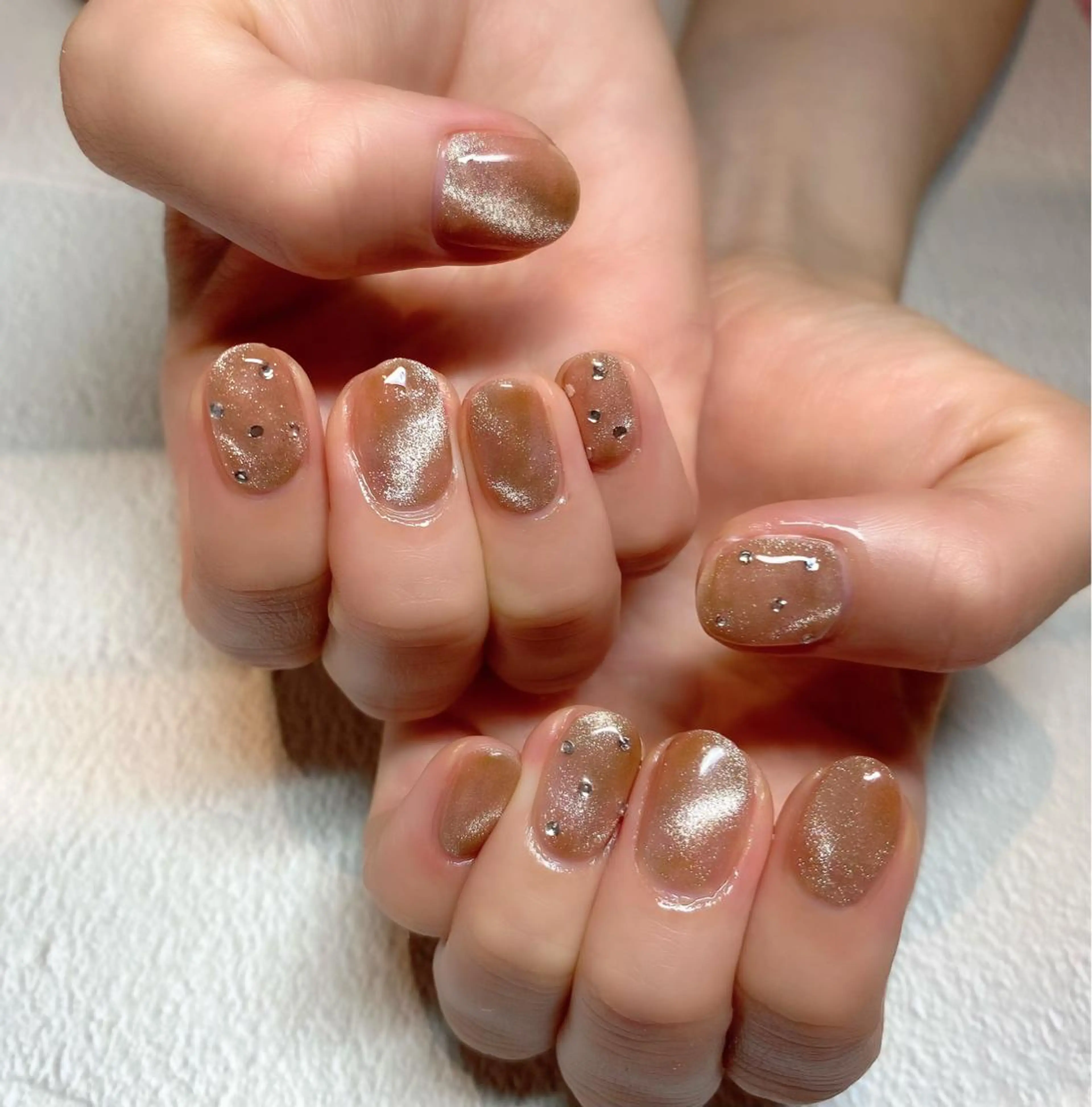 ネイル ストーンネイル ハンドネイル GO TODAY SHAiRE SALON所属・✨kitamura rie✨のネイルデザイン