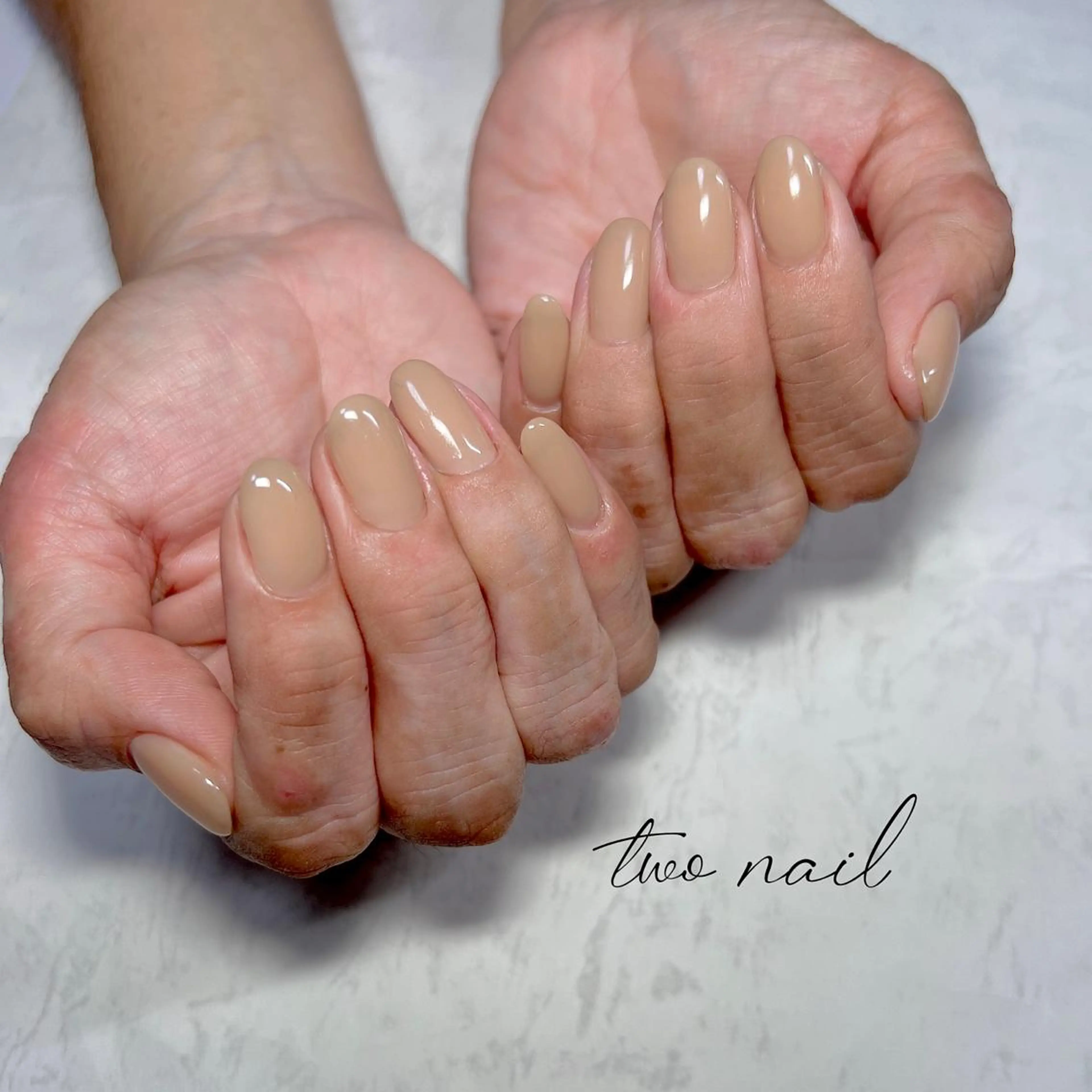 ネイル アートネイル フットネイル ハート ニュアンスネイル ホワイト ハンドネイル two nailのネイルデザイン