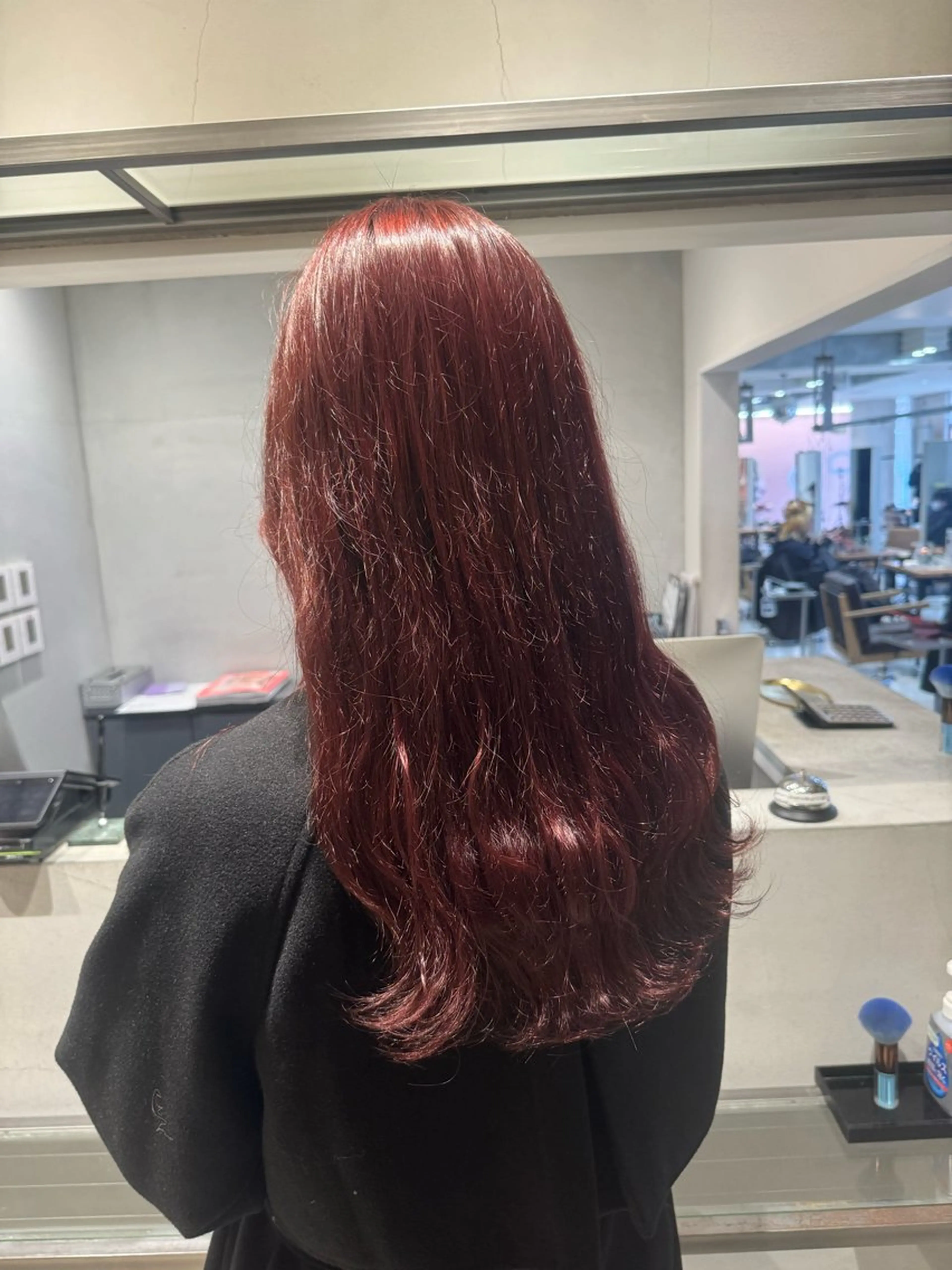 ロング 🌶推しカラー RINA🌶´-のヘアスタイル