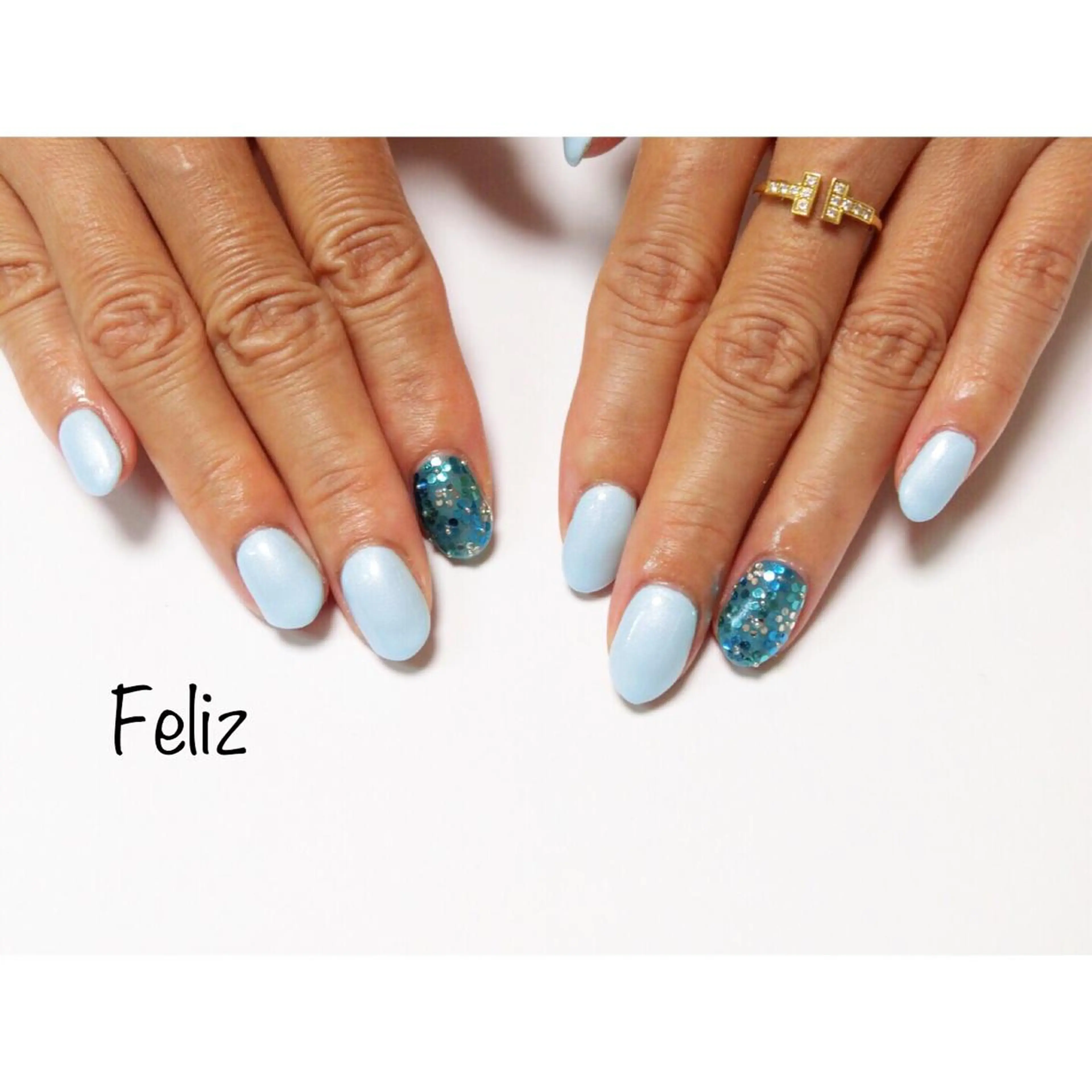 ネイル 痛ネイル/ワンホン/ フィルイン/長さだしのネイルデザイン