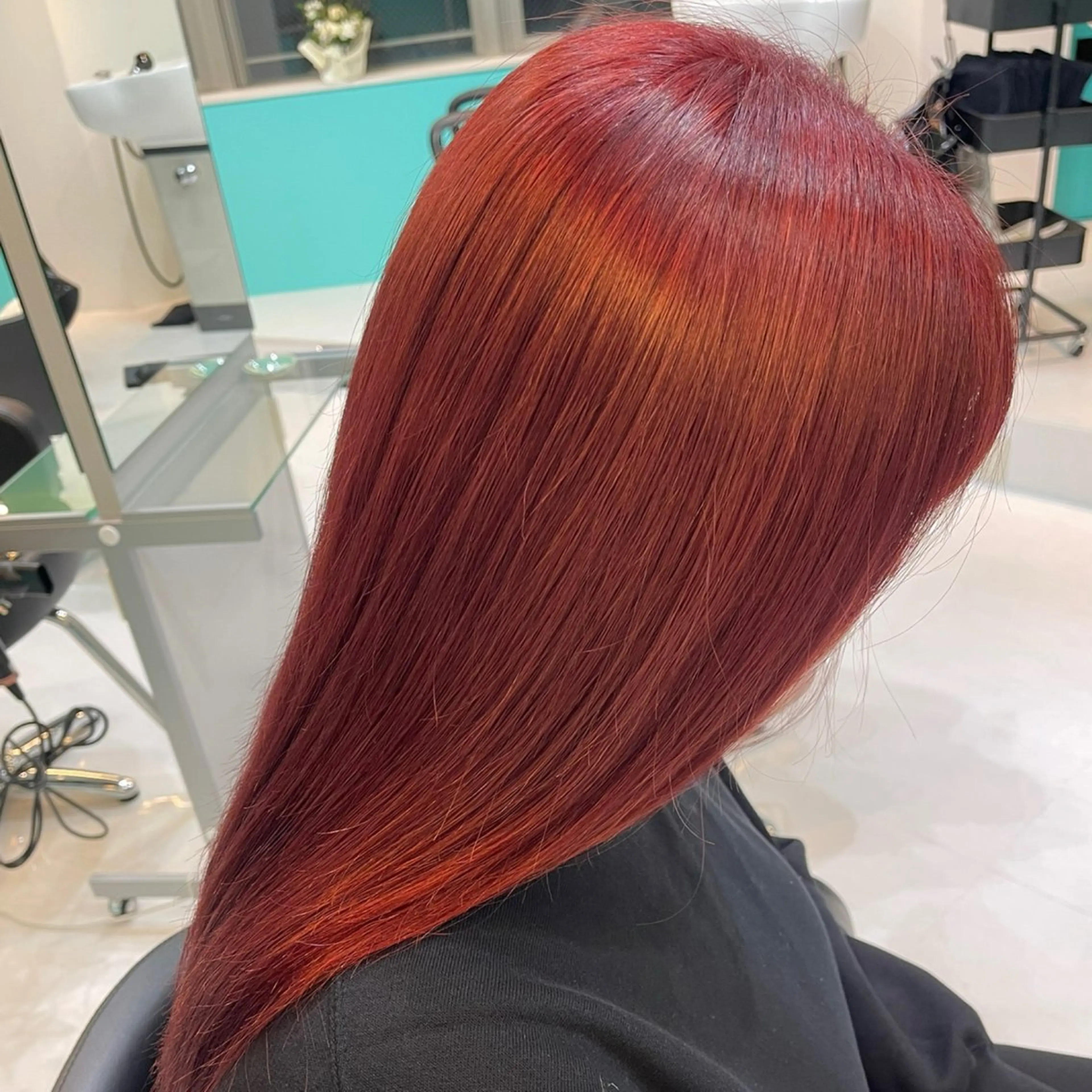 ロング カラー ヘアカラー ‎🤍艶カラー‎🤍 ハイトーンカラー🤍のヘアスタイル