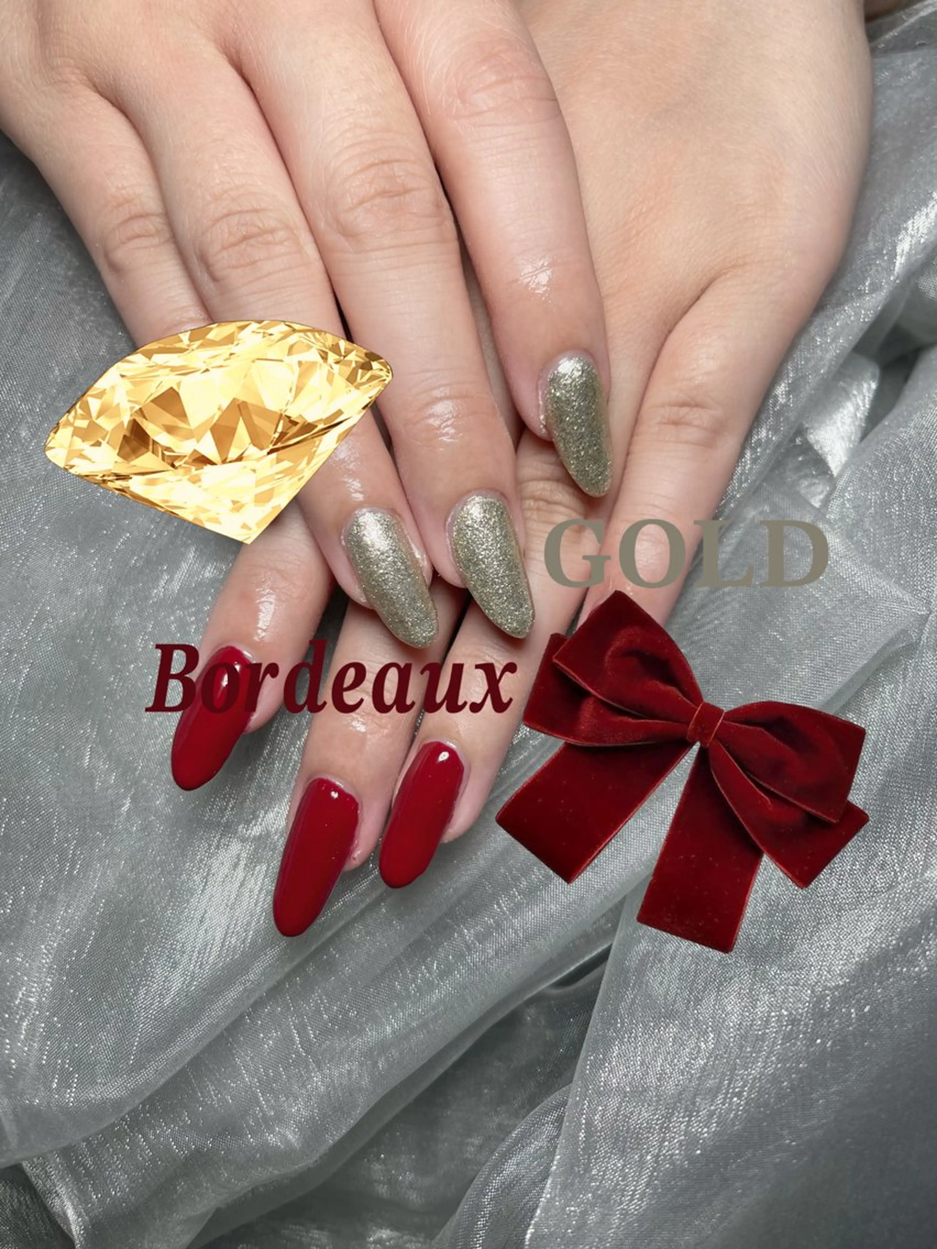 ネイル 長さ出し ネイルチップ ハンドネイル Liluネイリスト /𝐌𝐈𝐔.𝐈のネイルデザイン