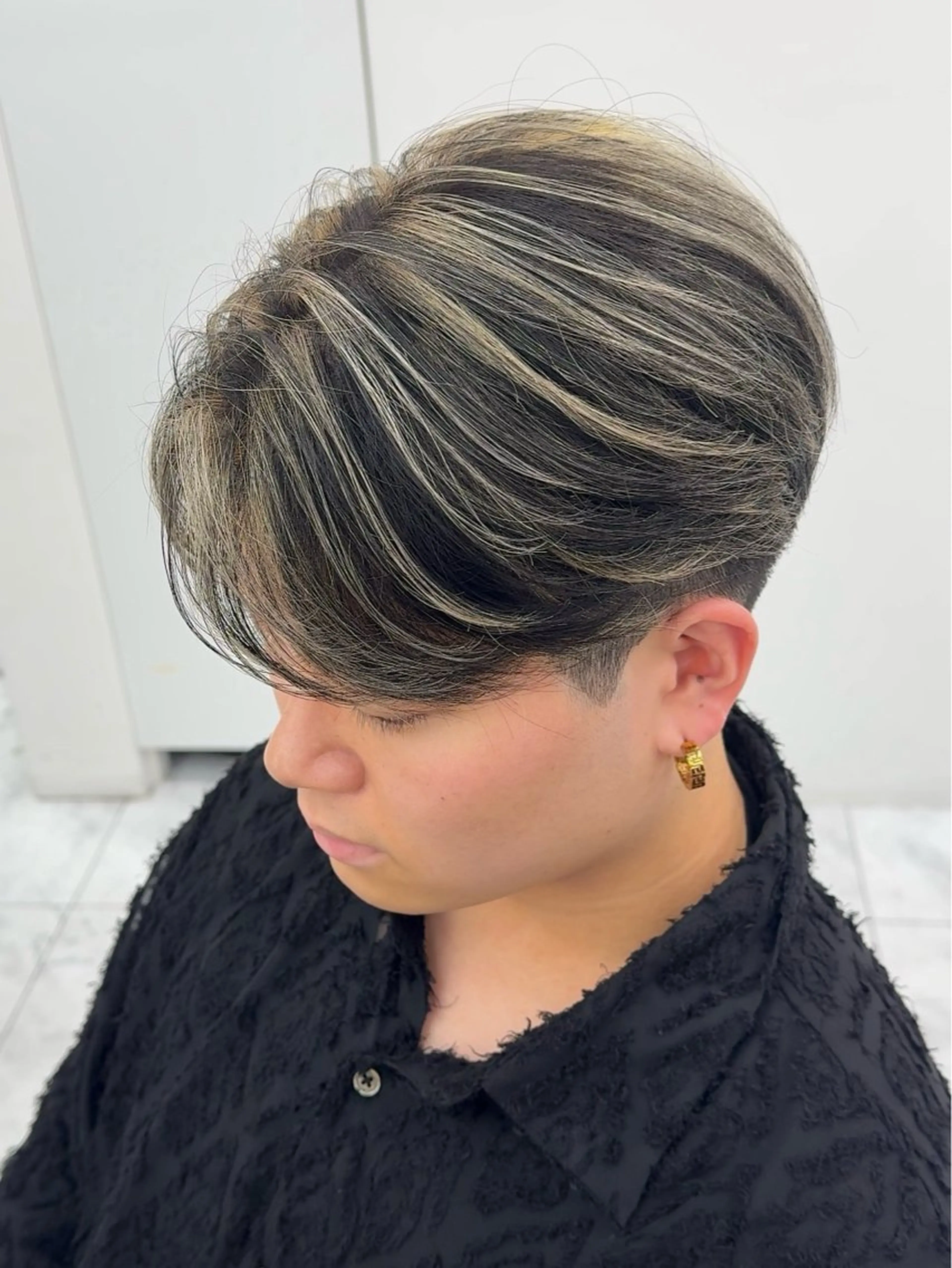 カラー メンズ ヘアカラー メンズカット ‪‪/メッシュのヘアスタイル