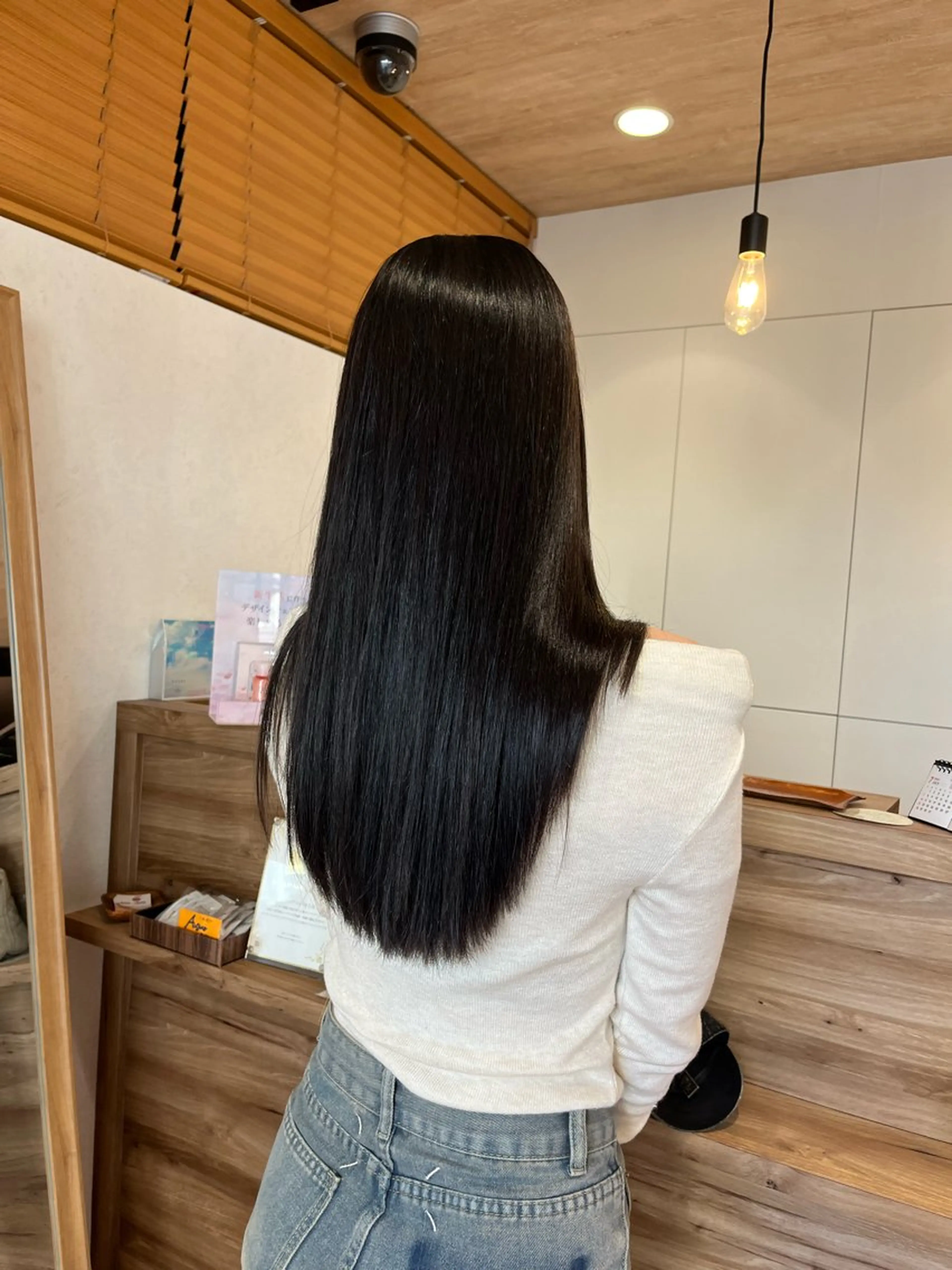 ロング カラー 縮毛矯正 産休中です 艶カラー♡オカのヘアスタイル