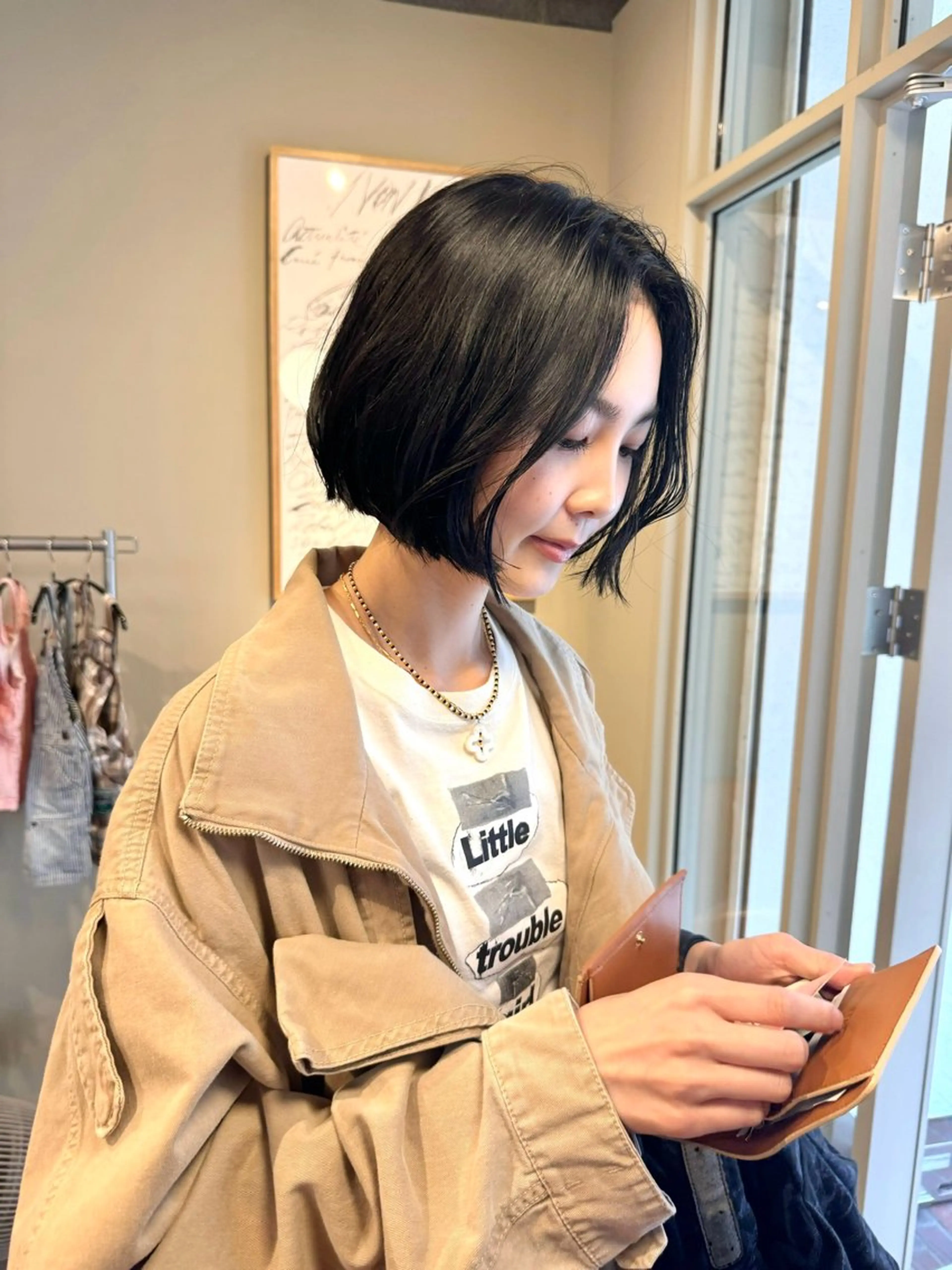 ショート ボブ muku所属・海野 巧のヘアスタイル