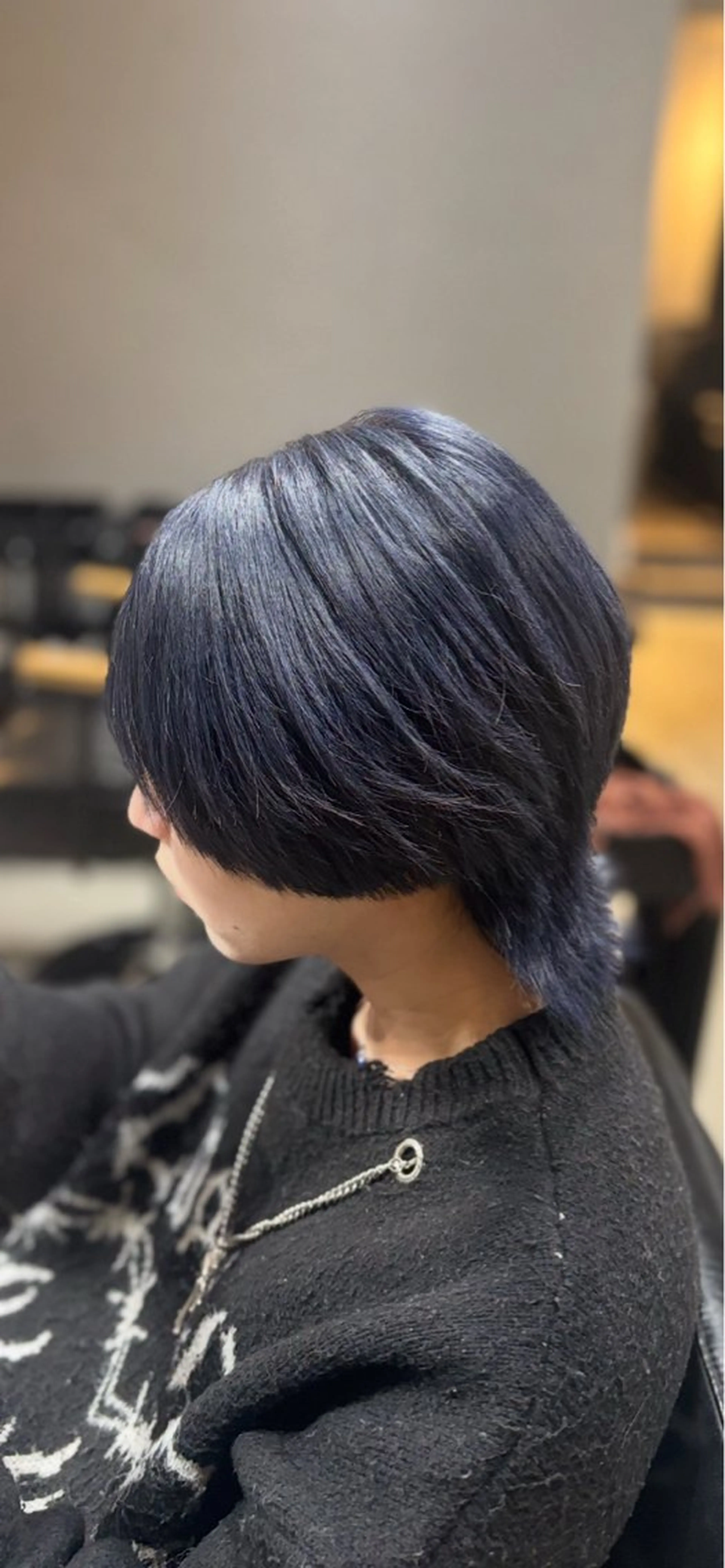 カラー メンズ メンズウルフカット ウルフカット カット 心斎橋メンズ特化 高森蓮のヘアスタイル