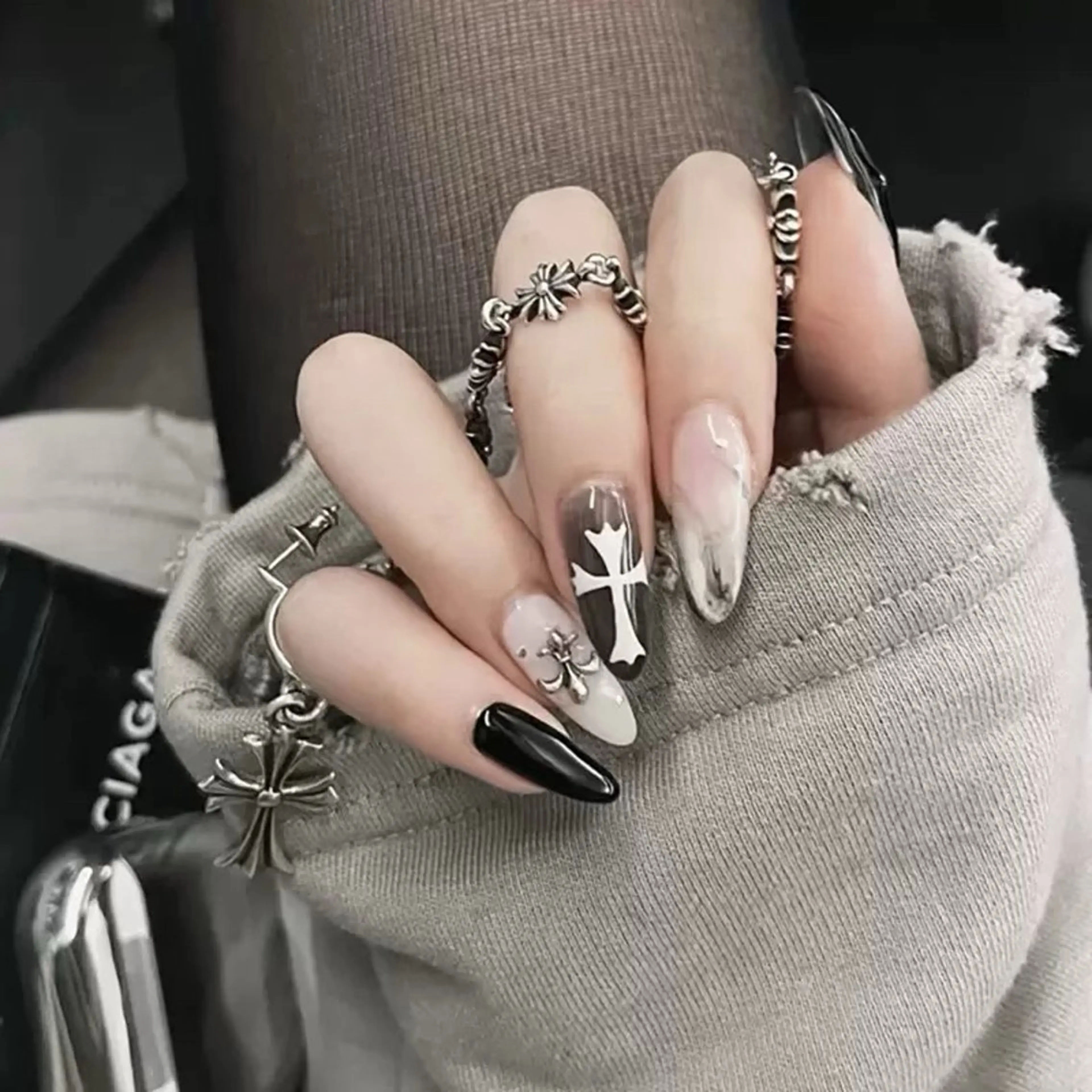 ネイル kao nail マグネット/長さだしのネイルデザイン