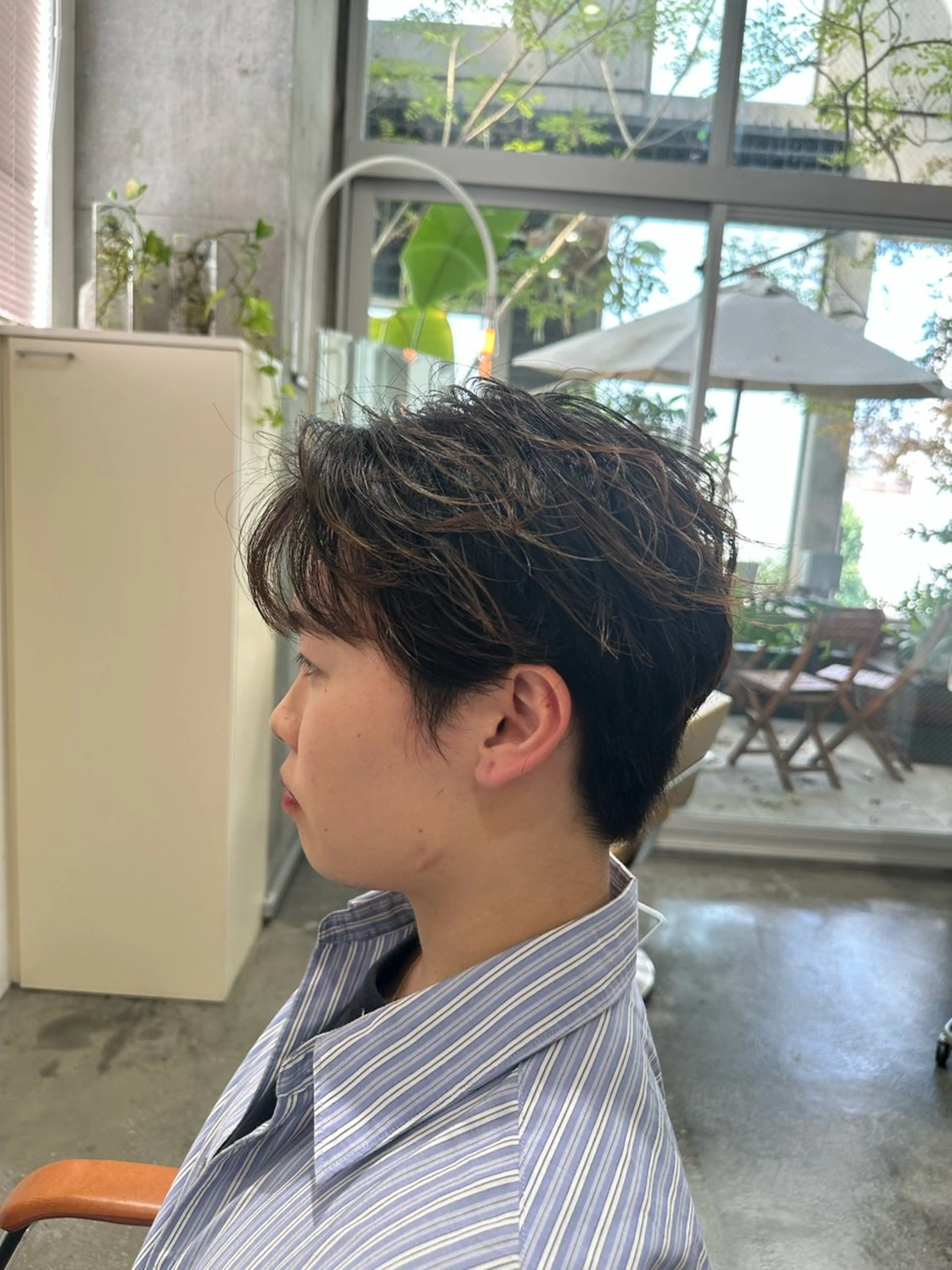 メンズ カット 森 和輝のヘアスタイル