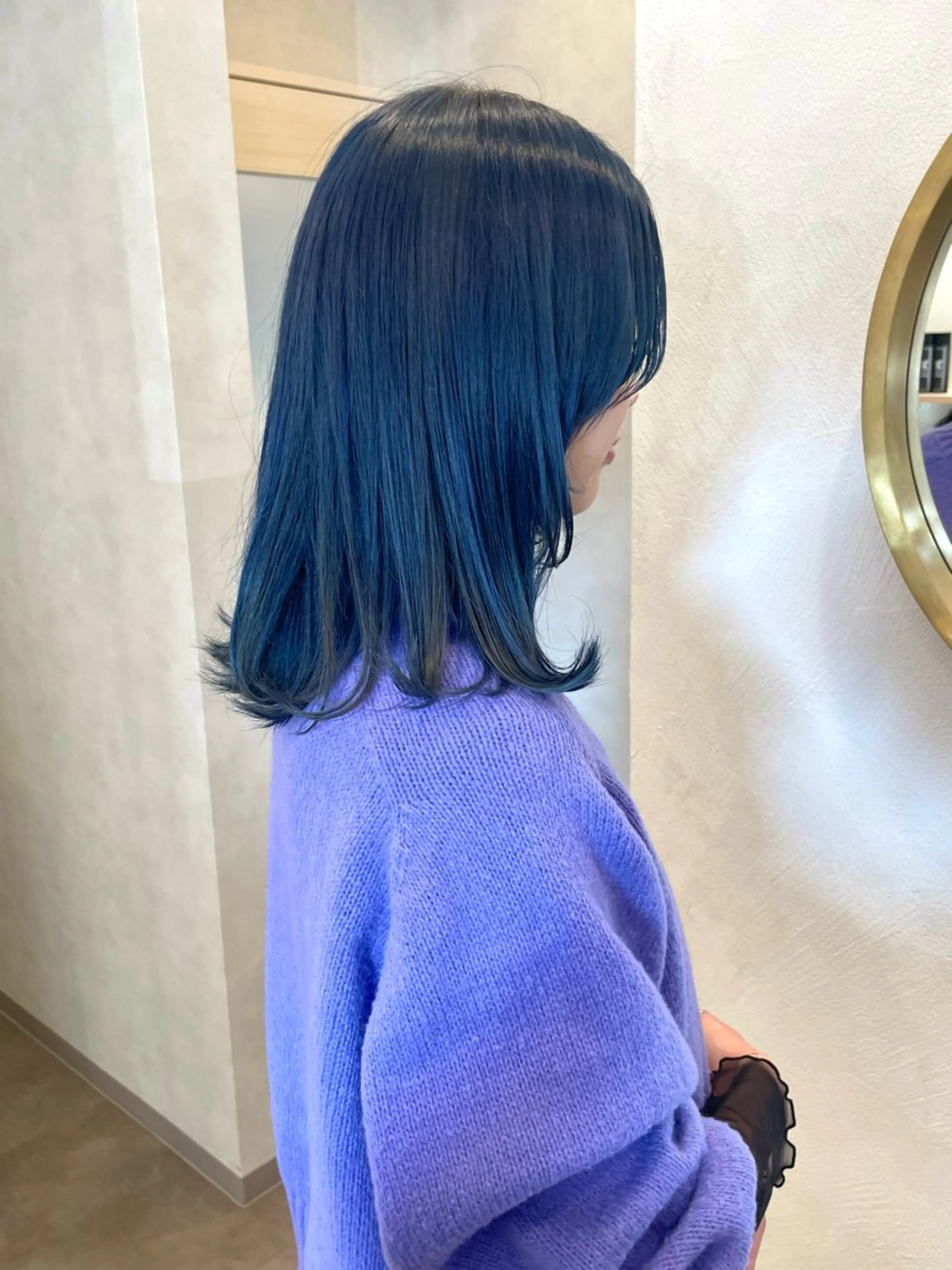 ミディアム カラー ブリーチ カット ヘアカラー Lita. hairdesign所属・k a k o ／ボブパーマ🥨のヘアスタイル