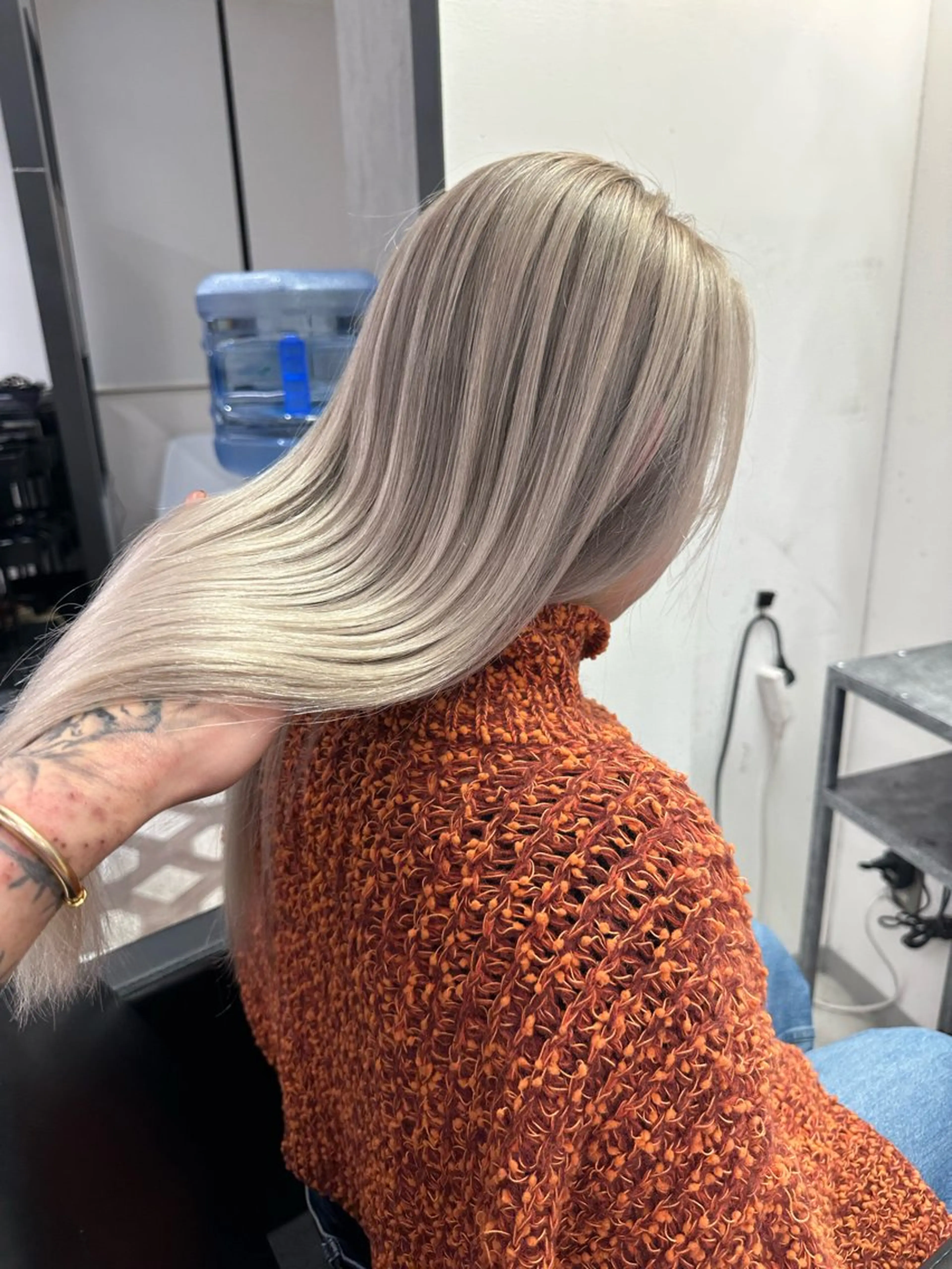 カラー バレイヤージュ カット ヘアカラー トリートメント AiM エイム　韓国レイヤーのヘアスタイル