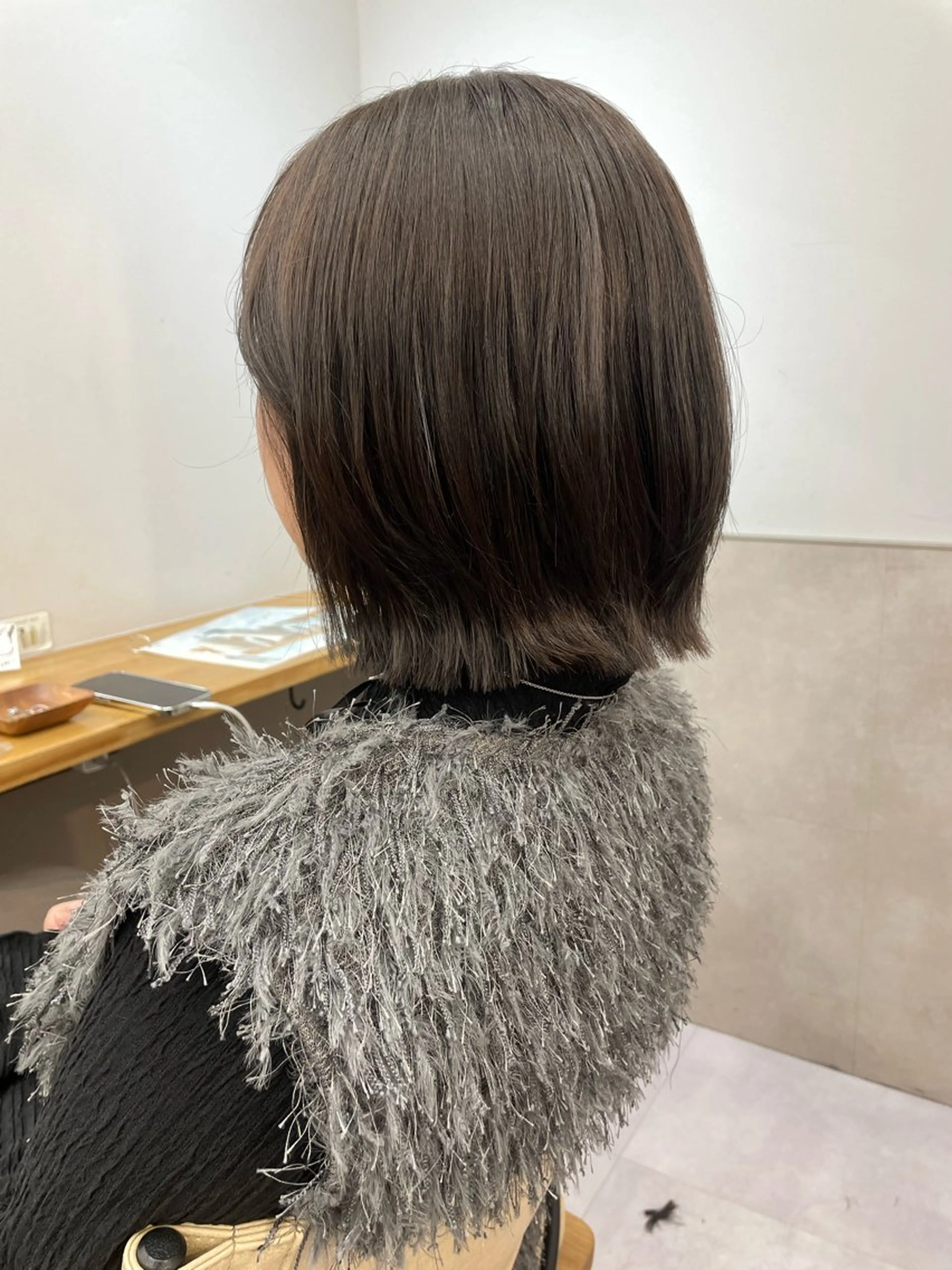 ミディアム ボブレイヤー ボブ レイヤーカット 江上 京花のヘアスタイル