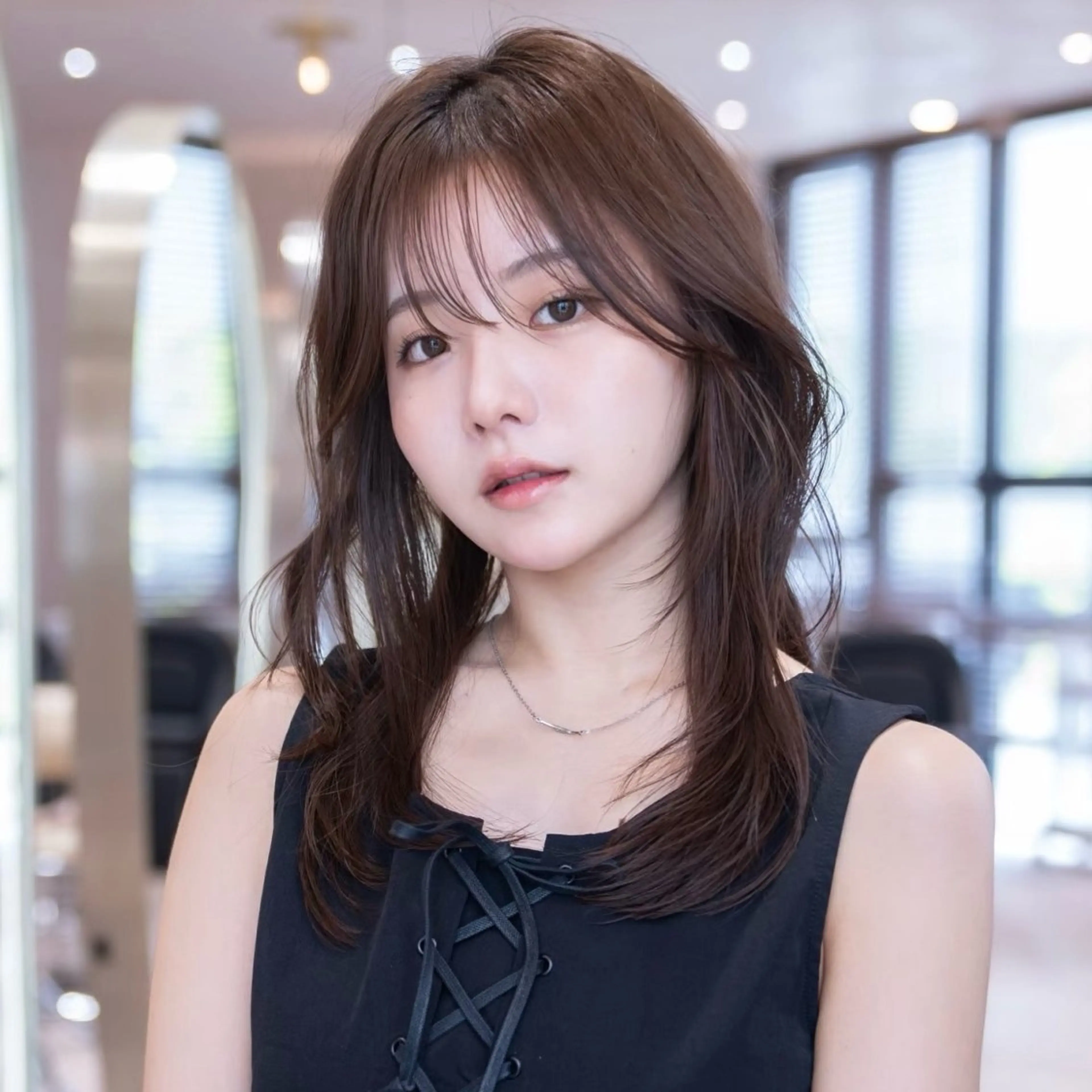 ロング カット 渋谷/韓国レイヤー 顔まわり特化マサキのヘアスタイル