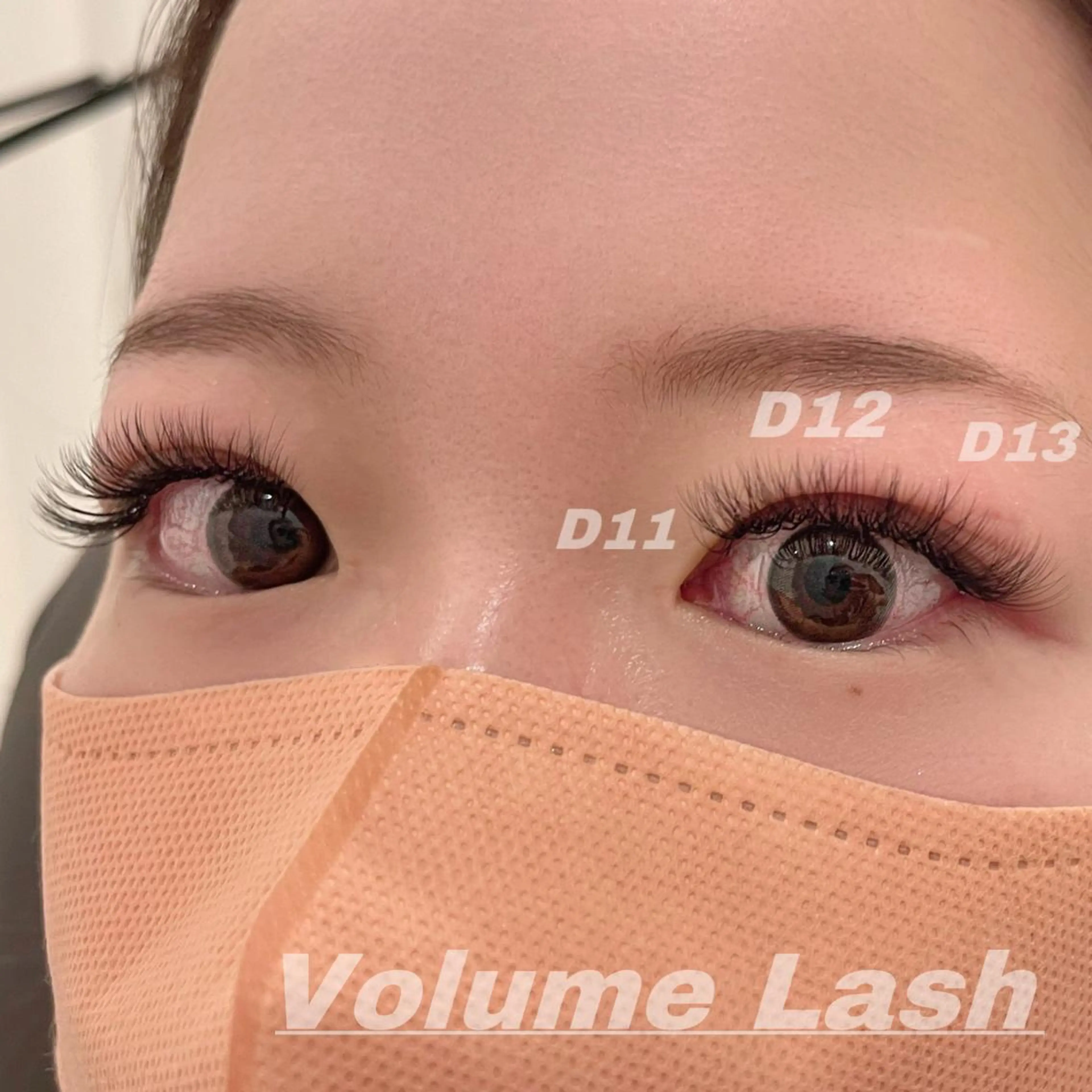 マツエク・マツパ Dカール 目尻長め ボリュームラッシュ Eye ELSA lash栄店 長沼の眉毛・アイブロウイメージ
