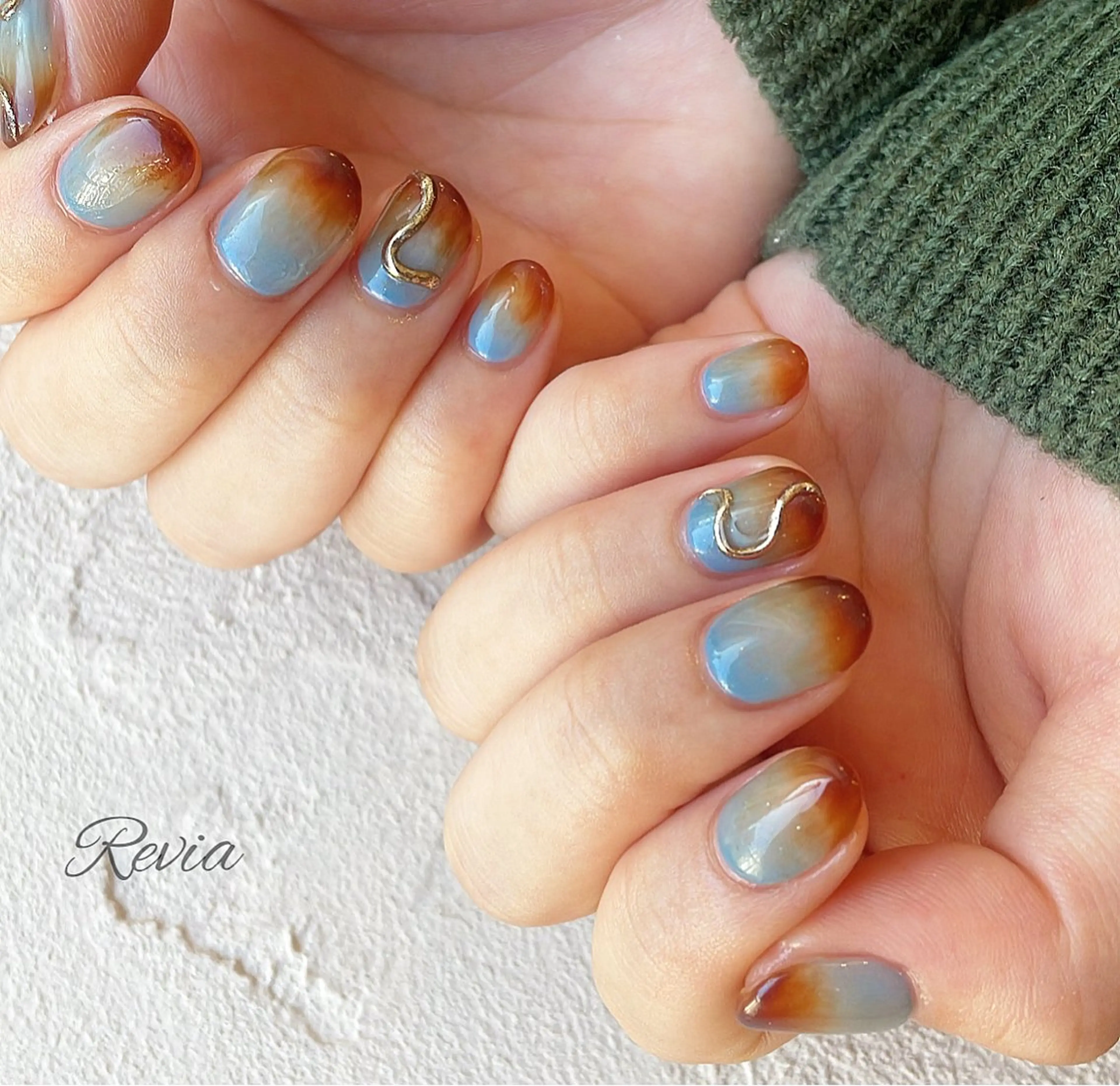 ネイル ハンドネイル revia所属・ERI Nailistのネイルデザイン