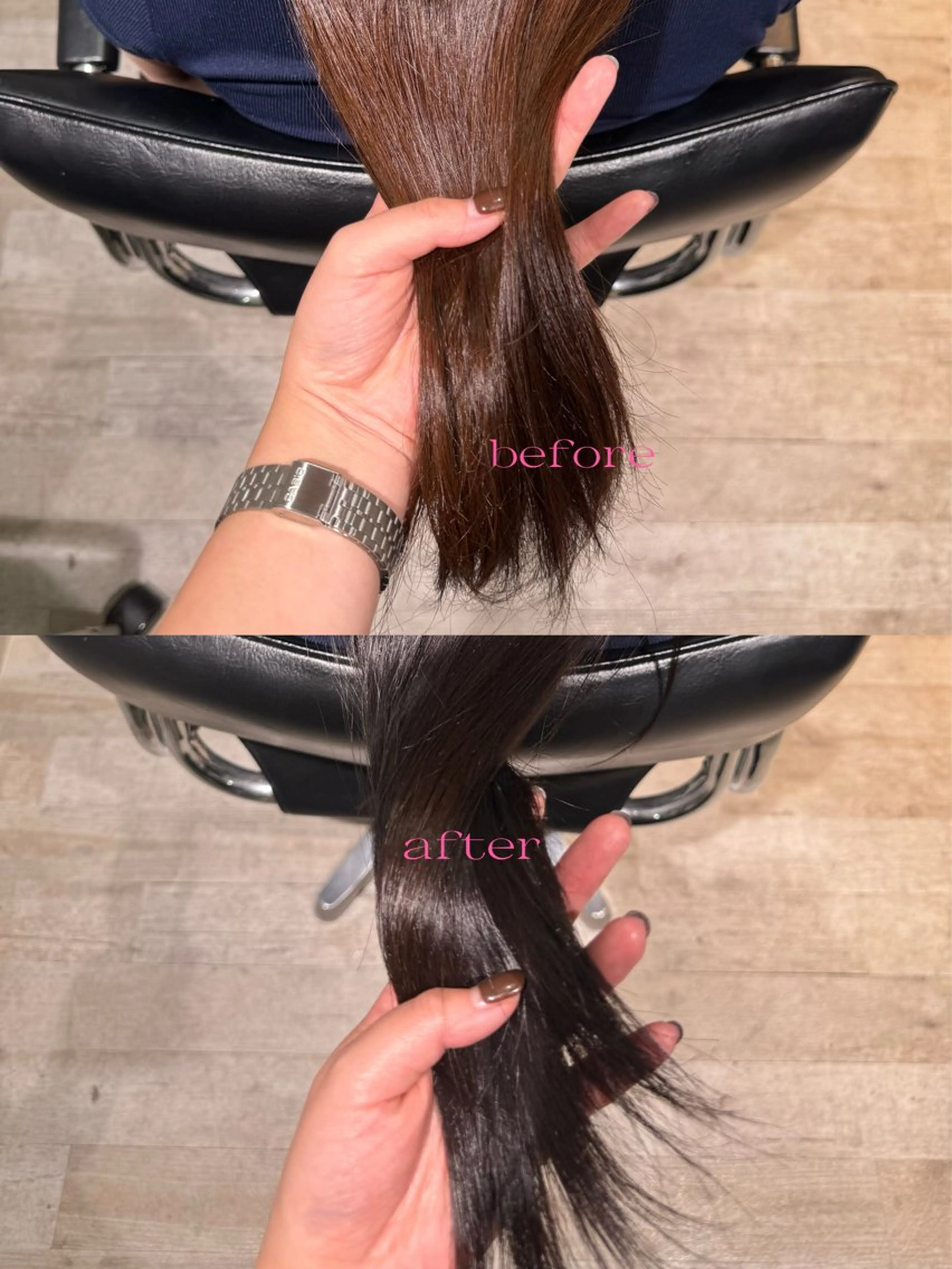 カラー ブラウンカラー ヘアカラー diar平塚所属・飯野 ゆめかのヘアスタイル