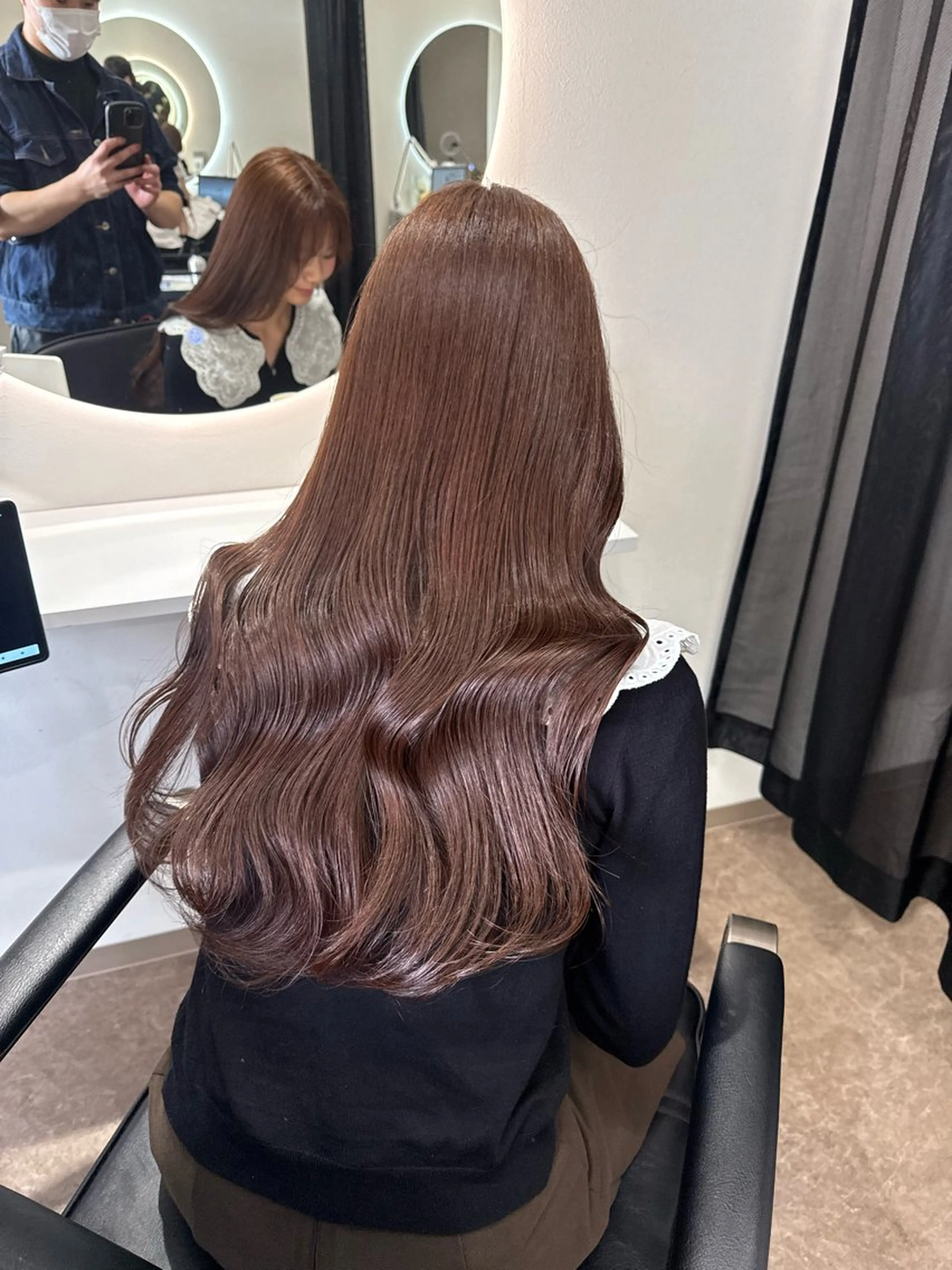 セミロング ヘアカラー Licol所属・髪質改善サロン Licolフリー予約のヘアスタイル