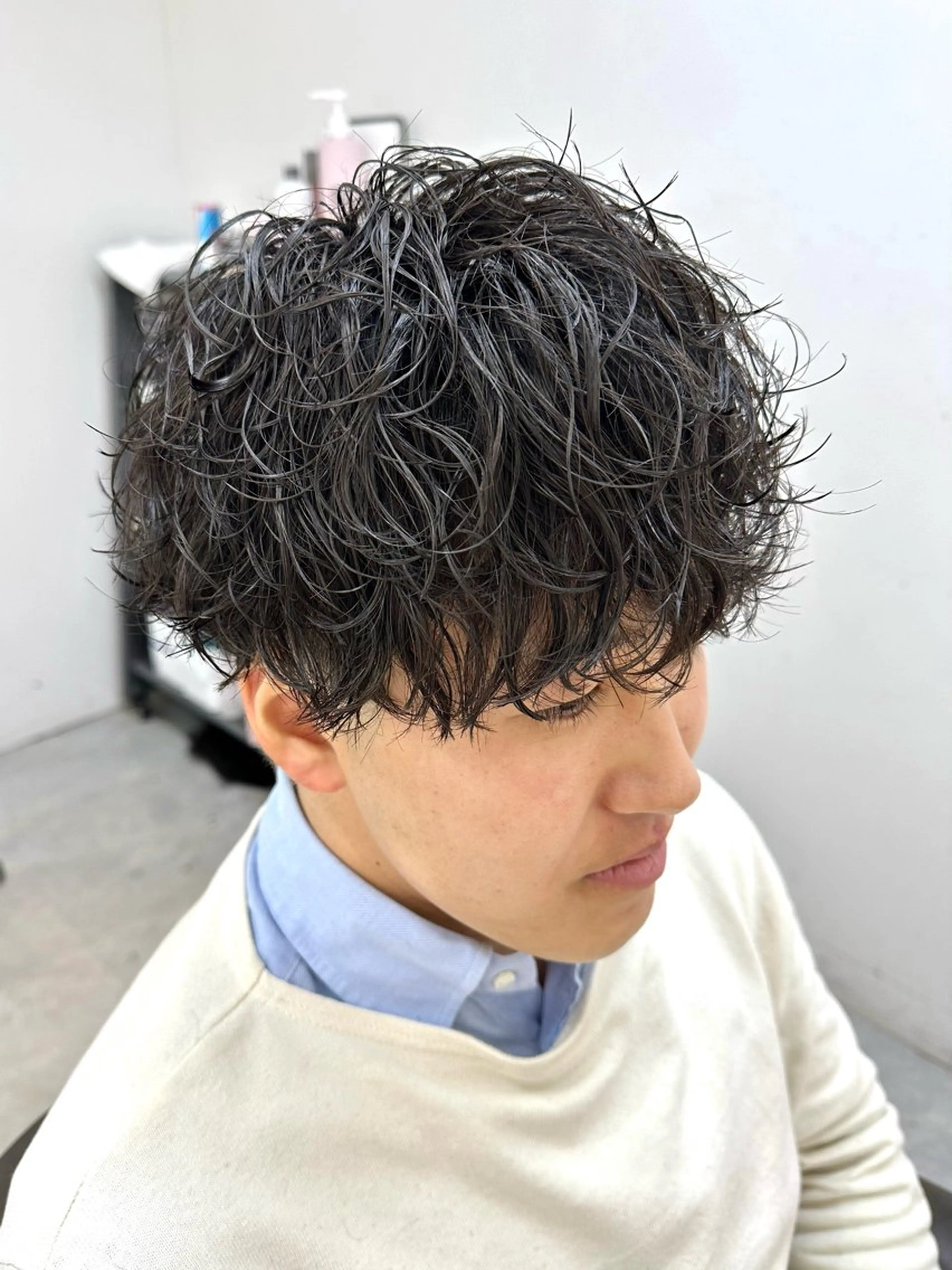 メンズカット＋パーマ(スパイラル/Cカール/ニュアンス/フェザー)の写真